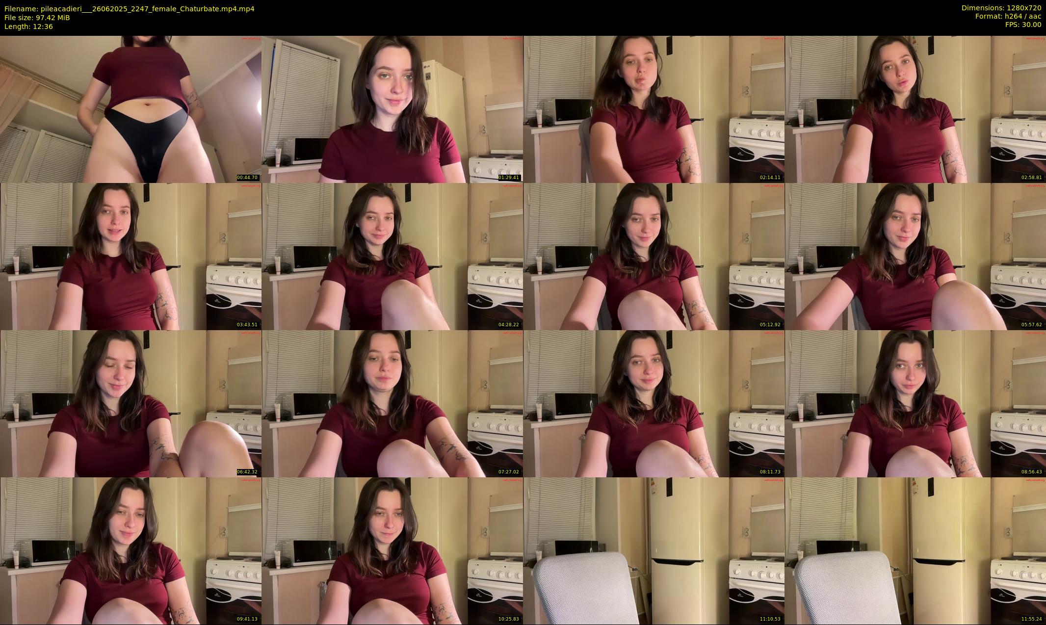 pileacadieri__ — 13 minute Chaturbate female cam show recording, 720p, Jun 26, 2025