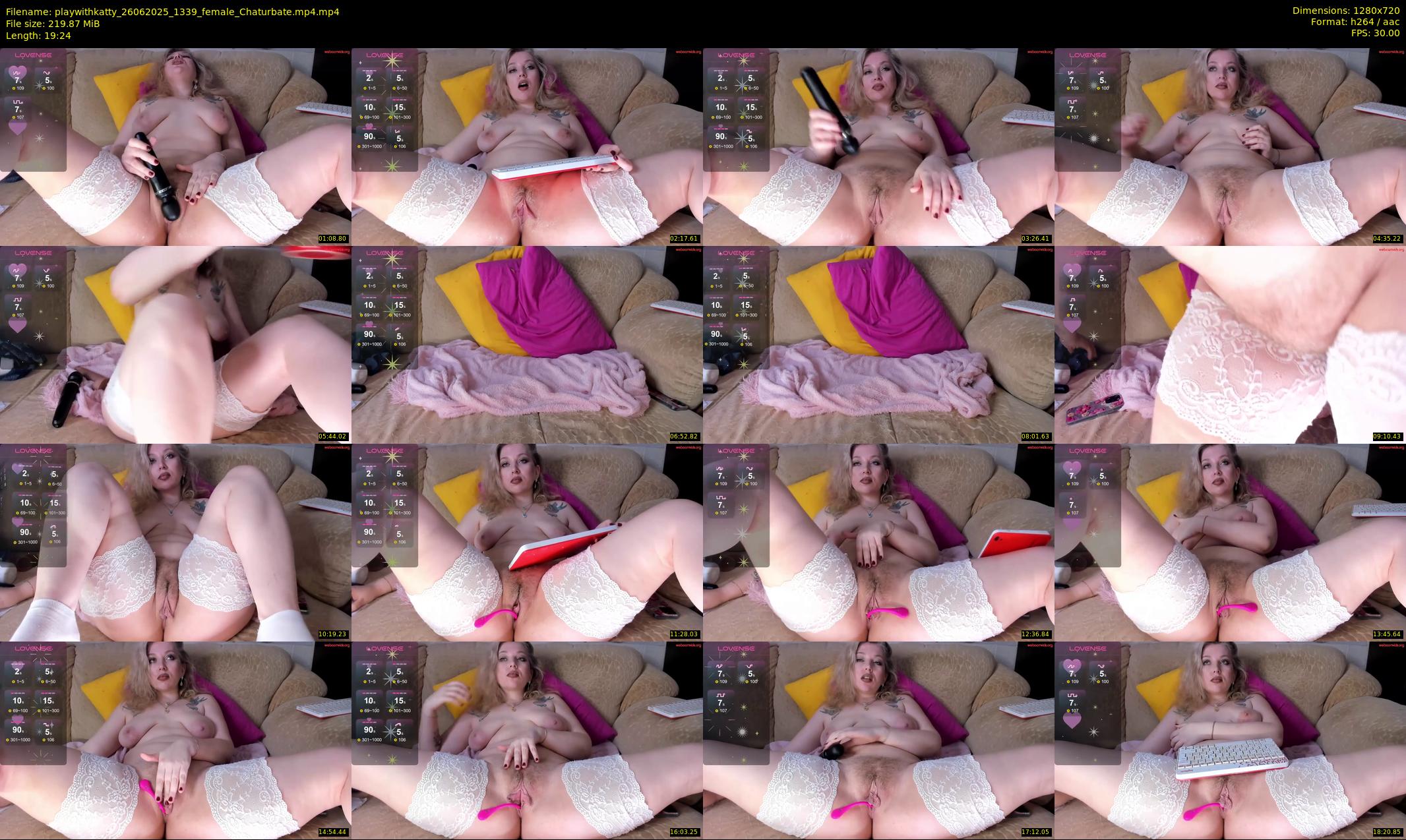 playwithkatty — 20 minute Chaturbate female cam show recording, 720p, Jun 26, 2025