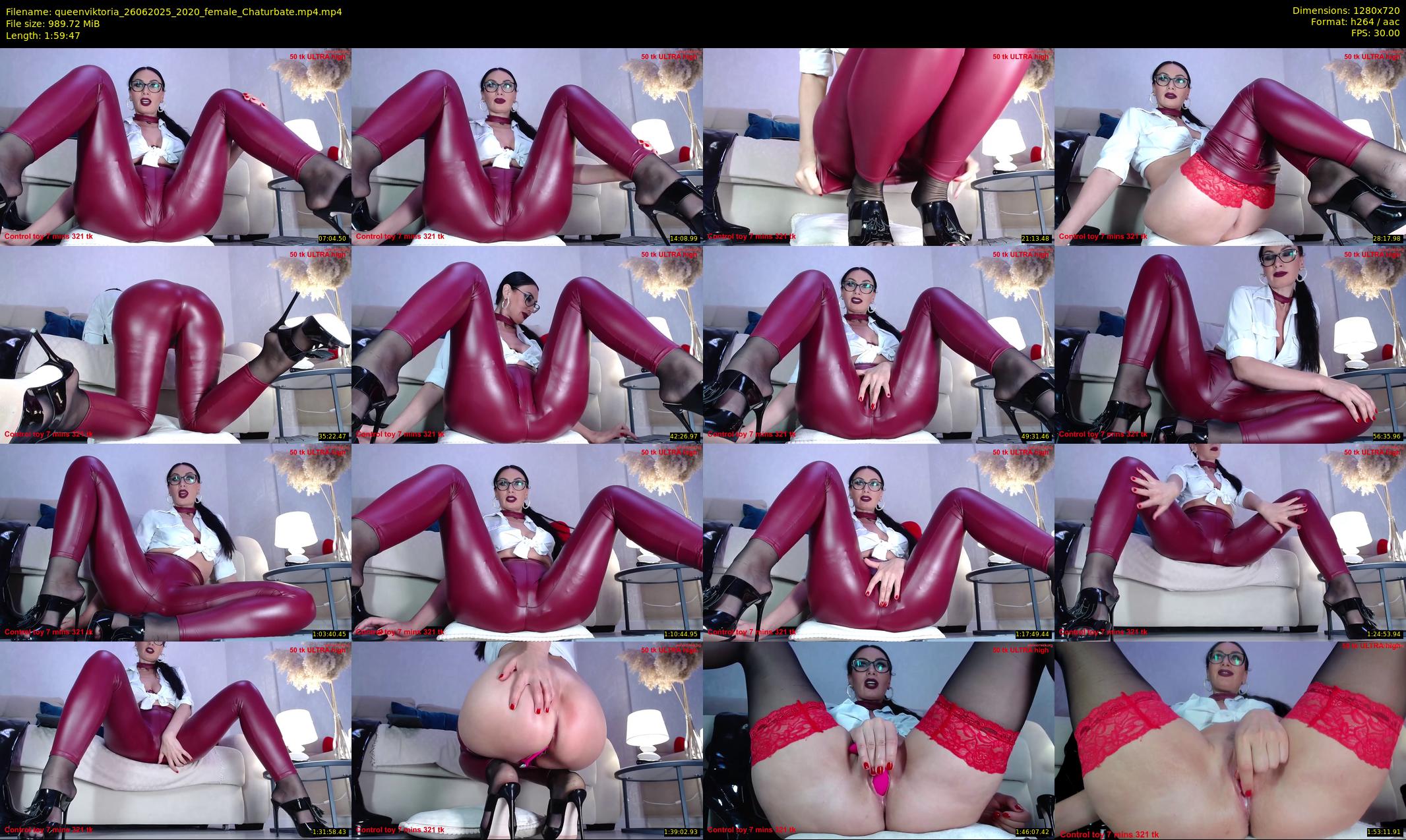 queenviktoria — 120 minute Chaturbate female cam show recording, 720p, Jun 26, 2025