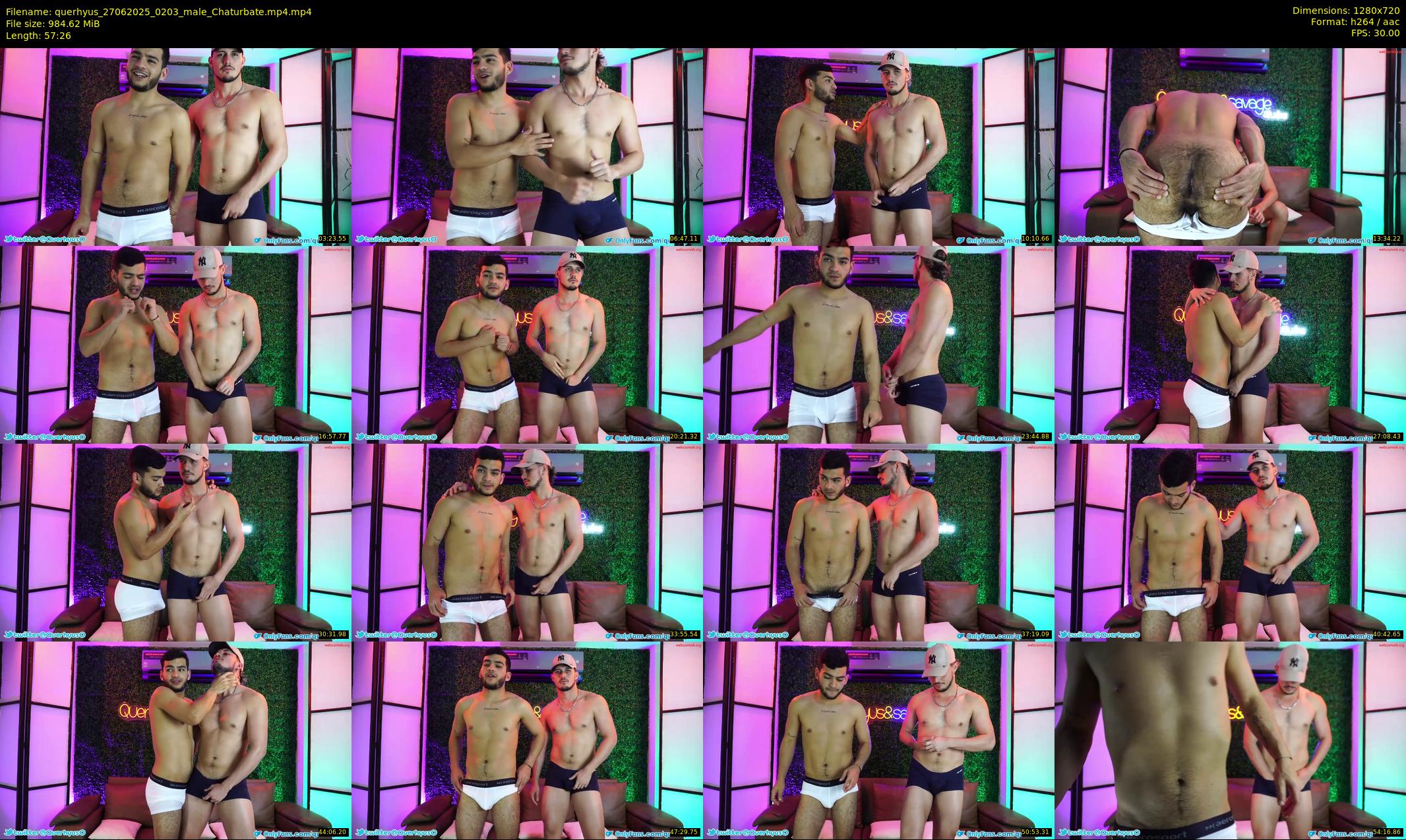querhyus — 58 minute Chaturbate male cam show recording, 720p, Jun 27, 2025