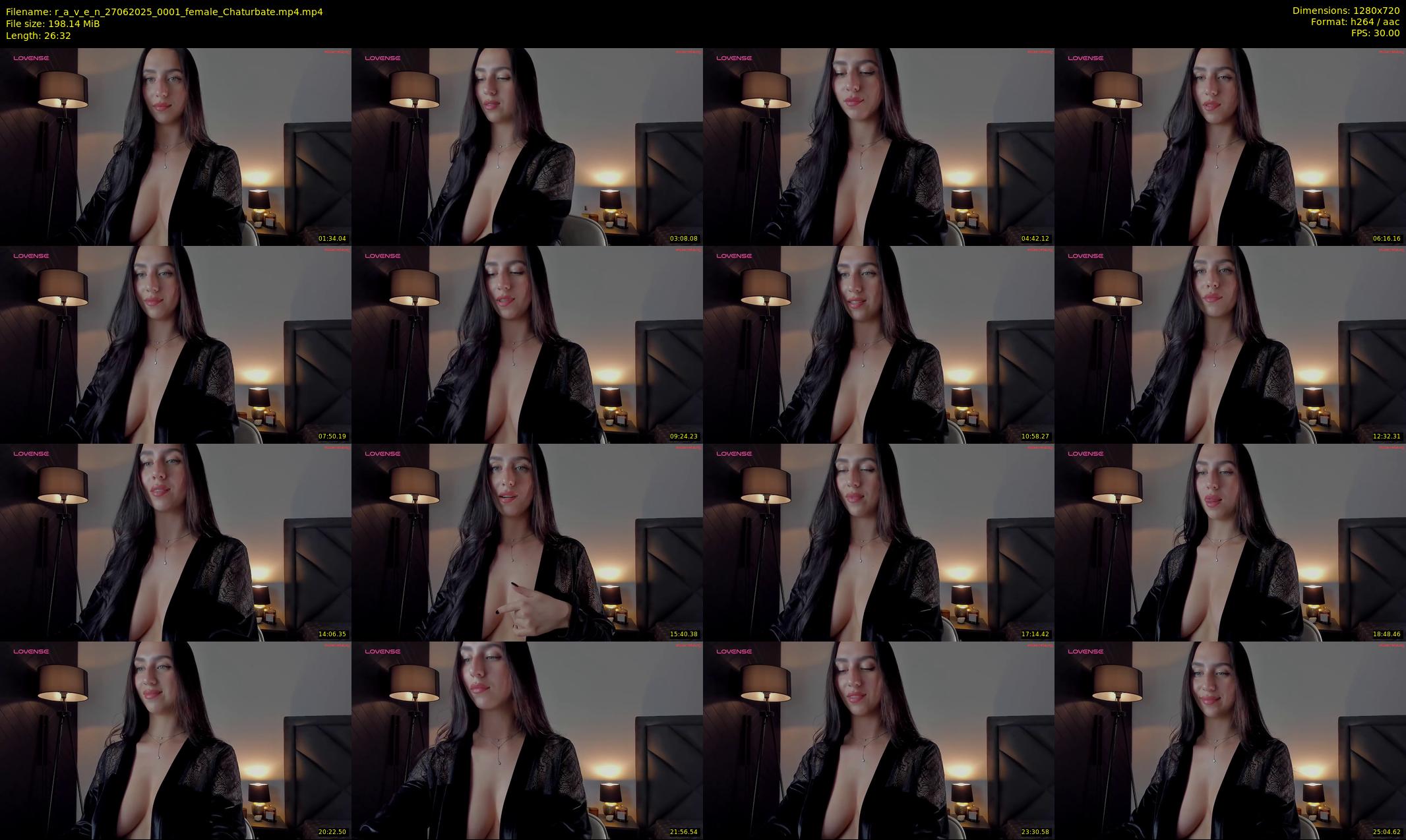 r_a_v_e_n — 27 minute Chaturbate female cam show recording, 720p, Jun 27, 2025