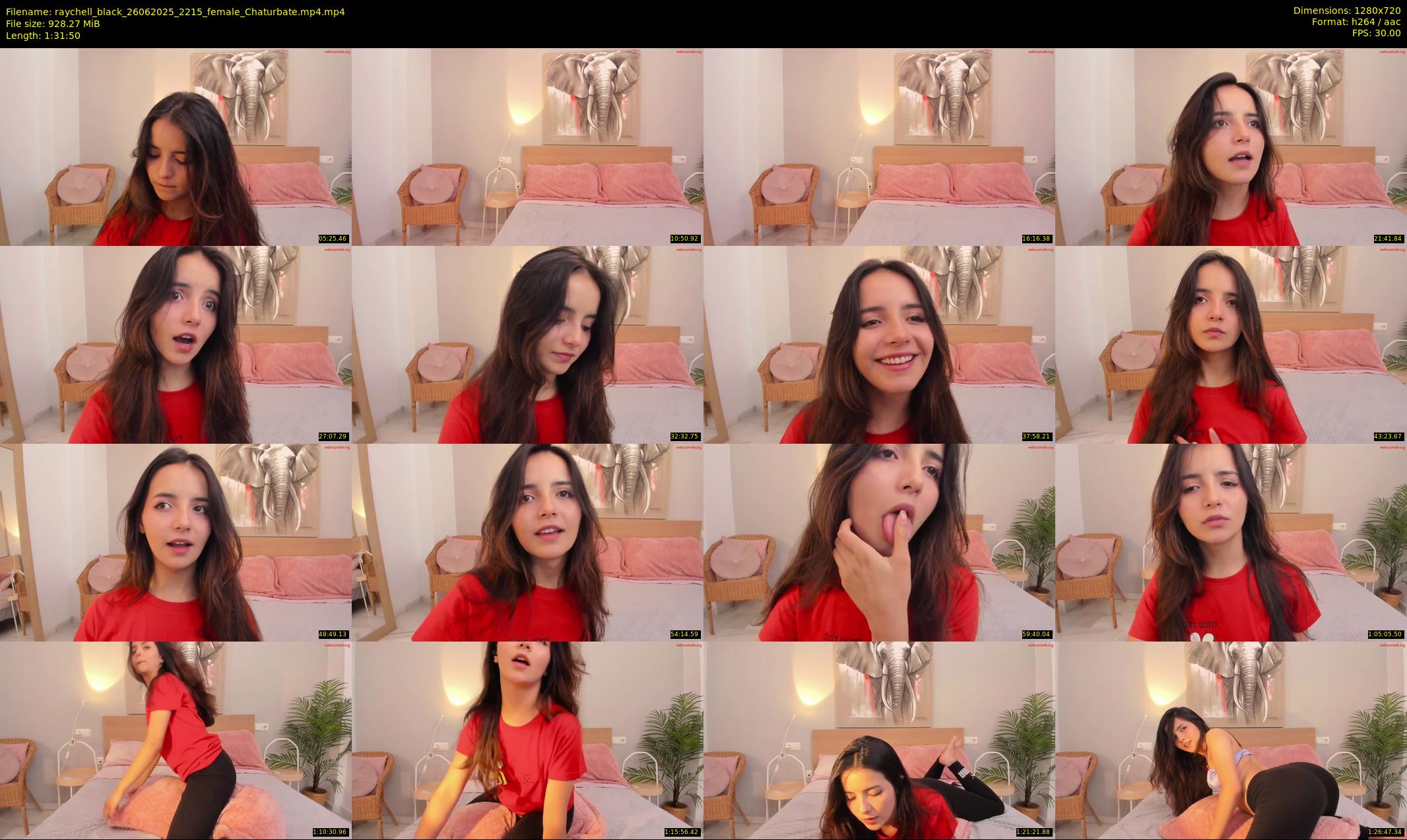 raychell_black — 92 minute Chaturbate female cam show recording, 720p, Jun 26, 2025