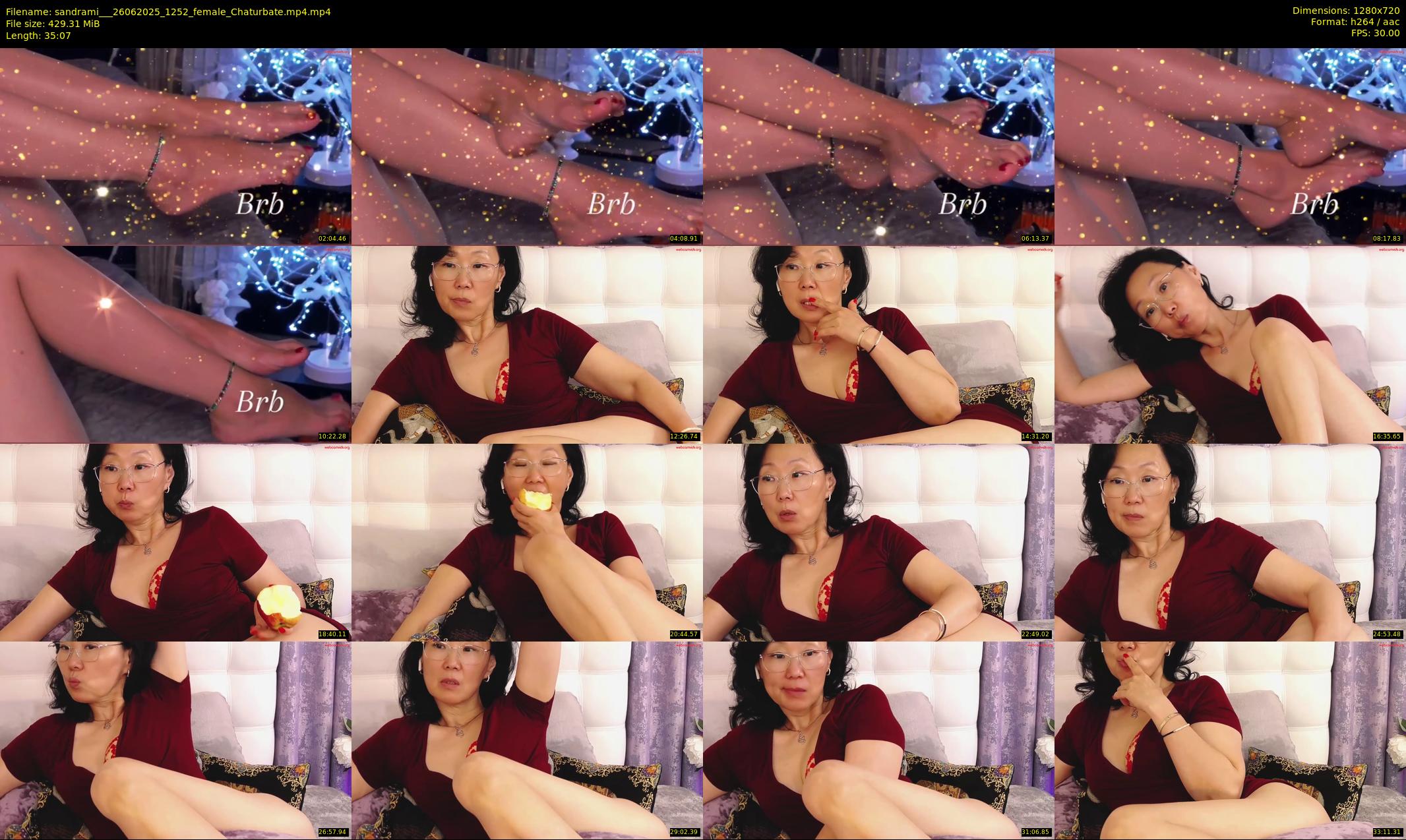 sandrami__ — 36 minute Chaturbate female cam show recording, 720p, Jun 26, 2025