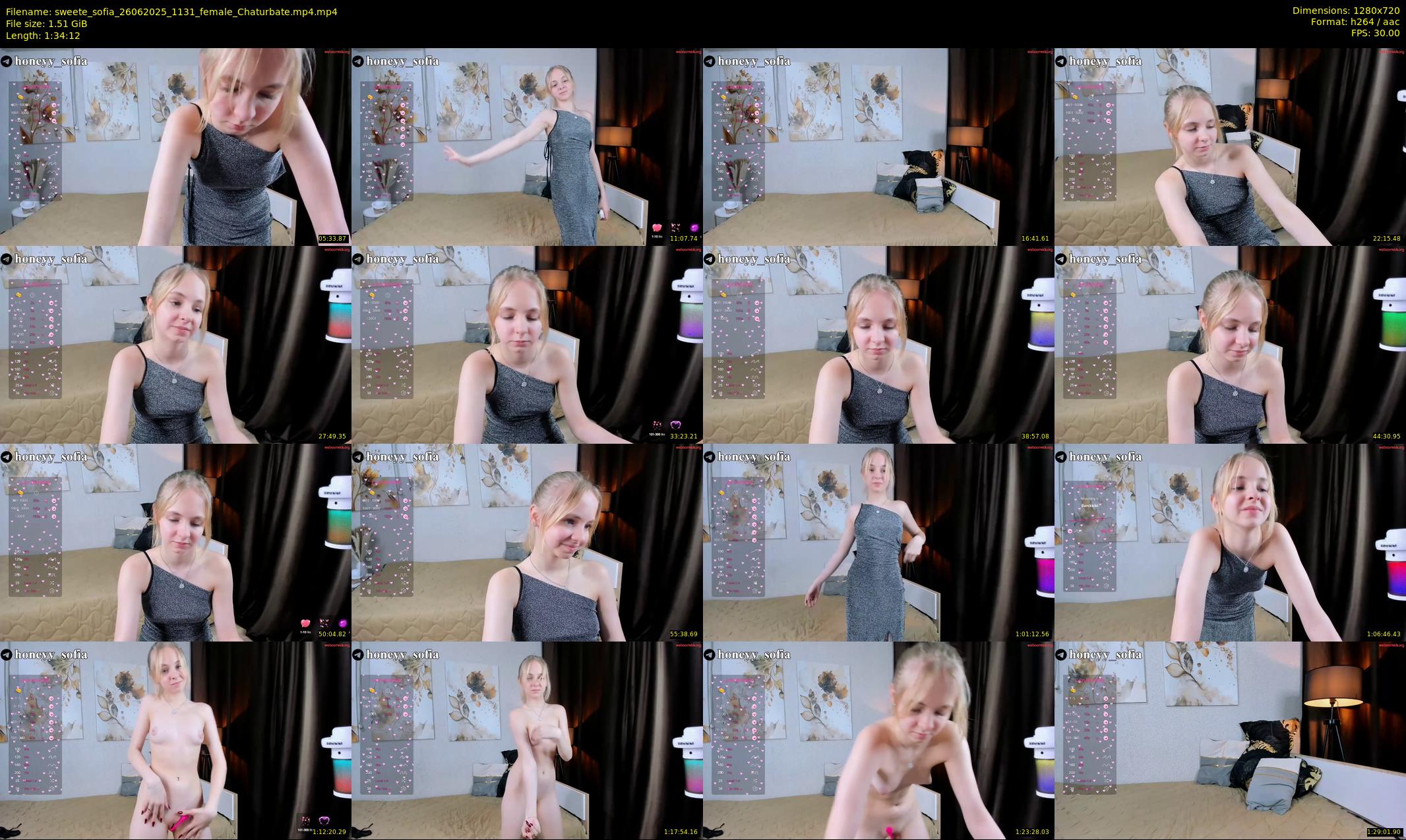 sweete_sofia — 95 minute Chaturbate female cam show recording, 720p, Jun 26, 2025