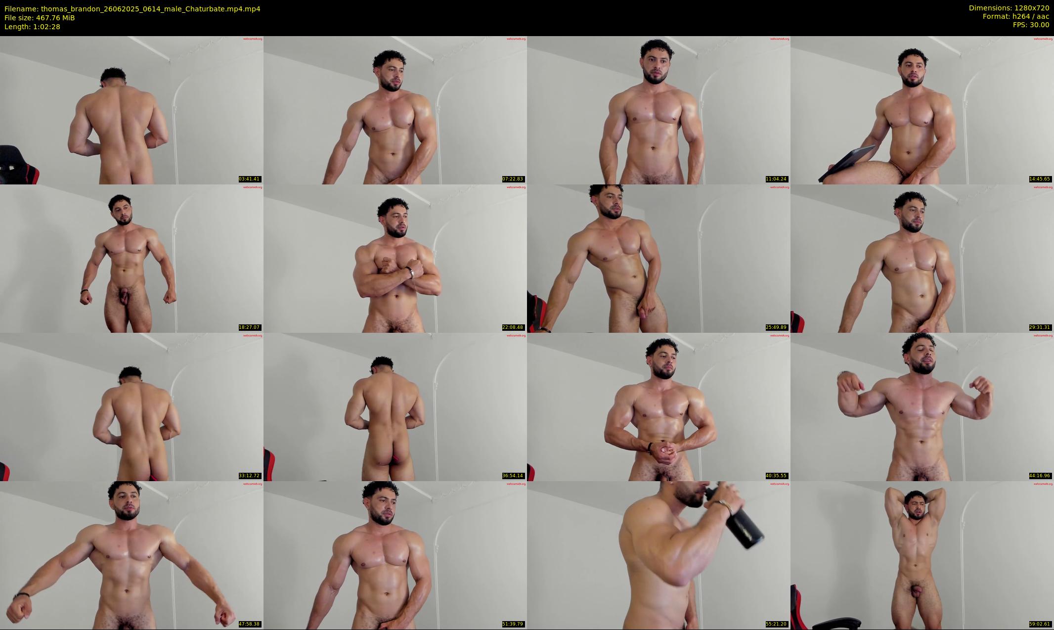 thomas_brandon — 63 minute Chaturbate male cam show recording, 720p, Jun 26, 2025