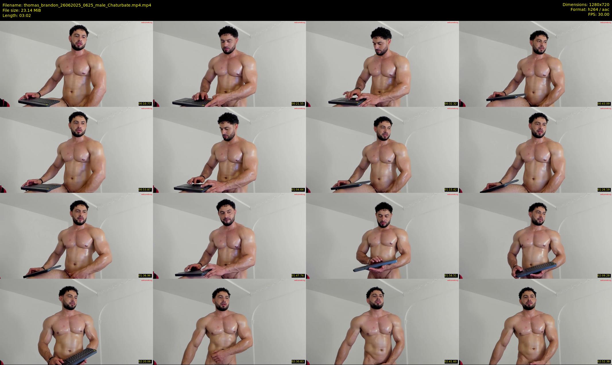 thomas_brandon — 4 minute Chaturbate male cam show recording, 720p, Jun 26, 2025