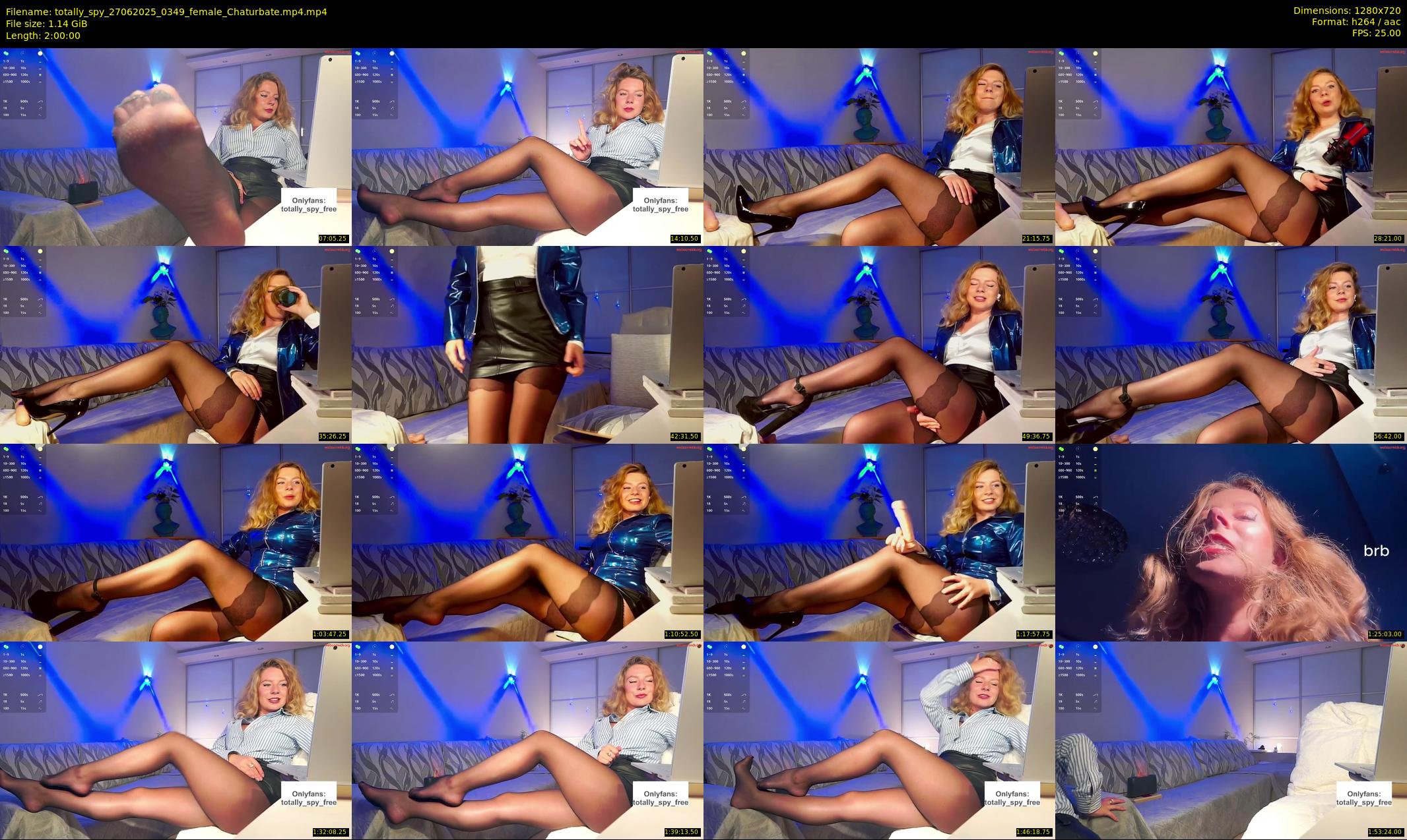 totally_spy — 120 minute Chaturbate female cam show recording, 720p, Jun 27, 2025