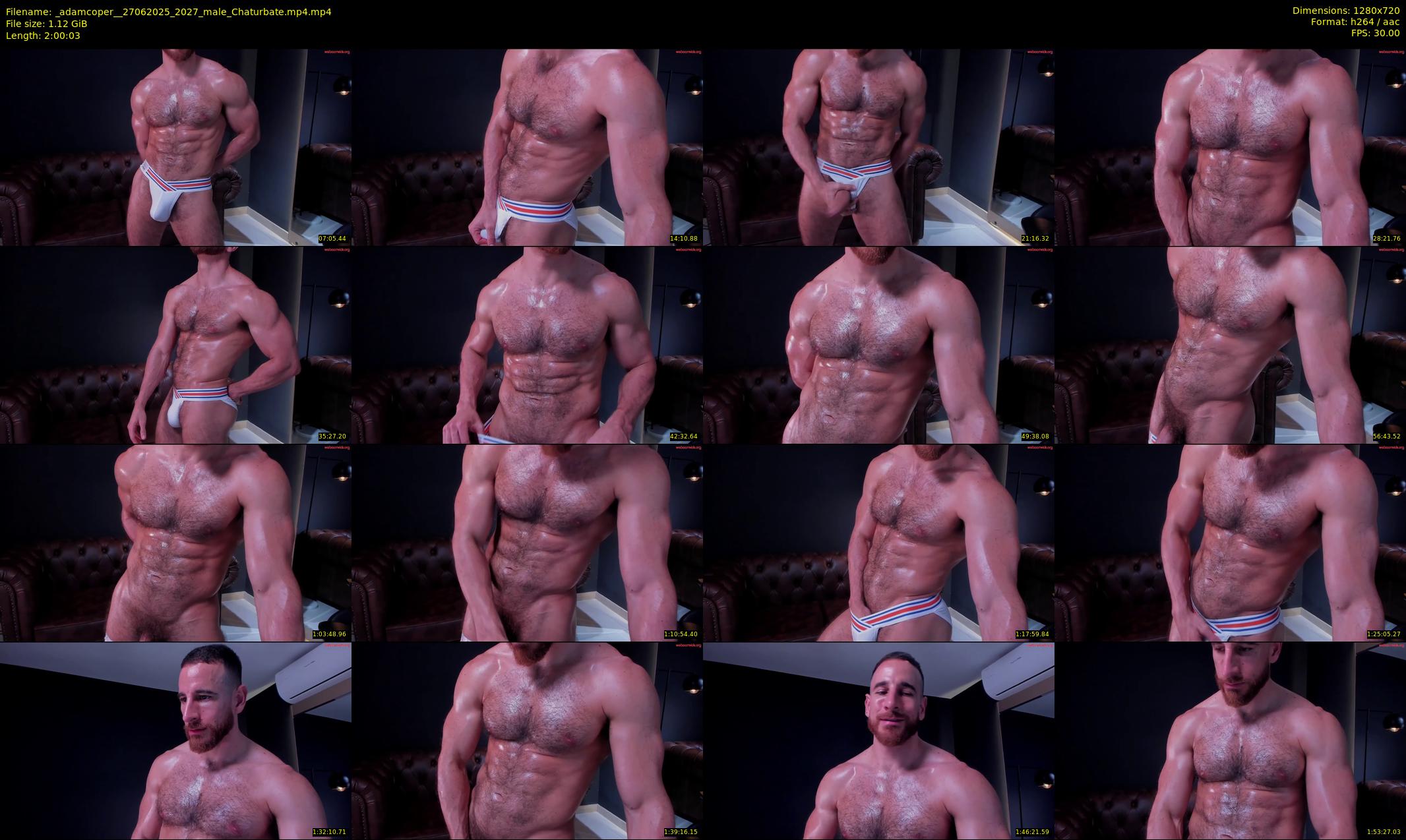 _adamcoper_ — 121 minute Chaturbate male cam show recording, 720p, Jun 27, 2025