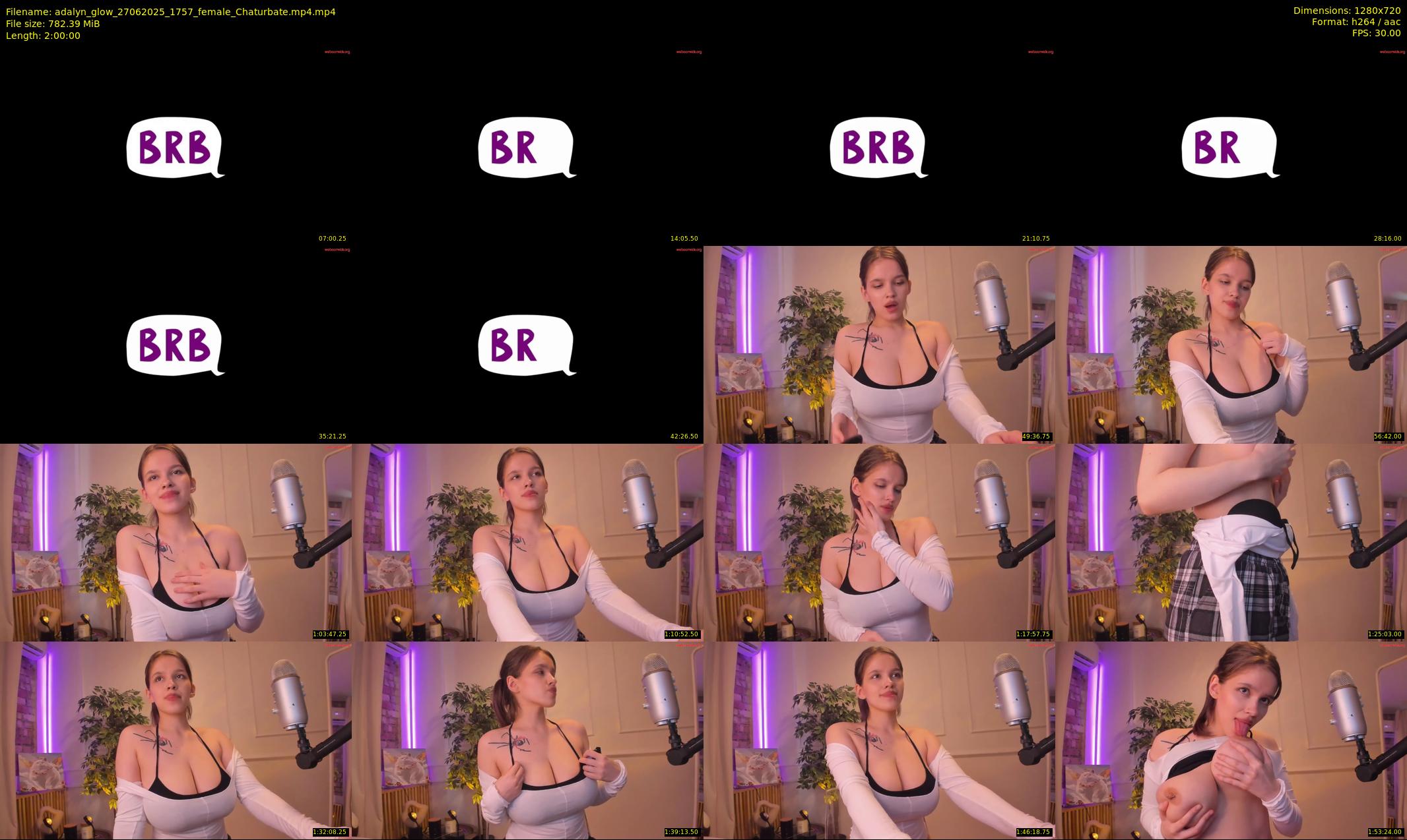 adalyn_glow — 120 minute Chaturbate female cam show recording, 720p, Jun 27, 2025