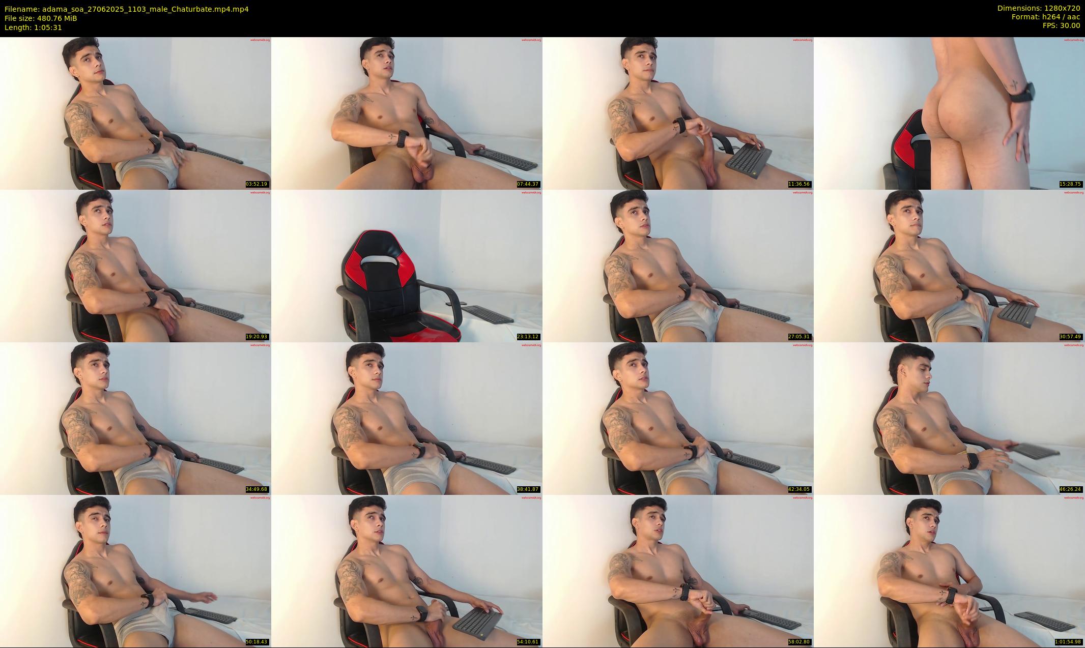 adama_soa — 66 minute Chaturbate male cam show recording, 720p, Jun 27, 2025