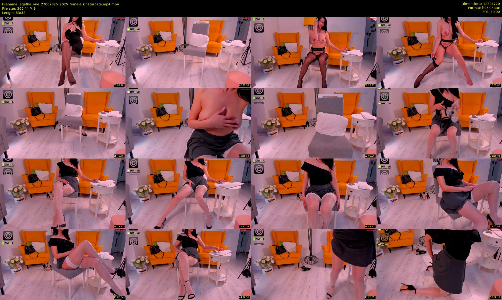 agatha_one — 54 minute Chaturbate female cam show recording, 720p, Jun 27, 2025