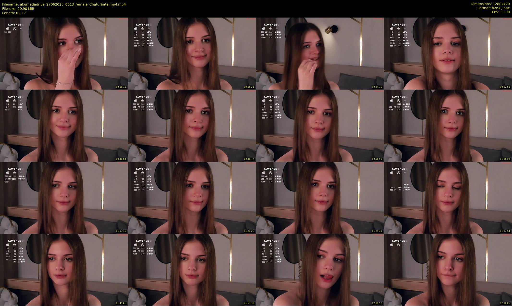 akumadadrive — 3 minute Chaturbate female cam show recording, 720p, Jun 27, 2025