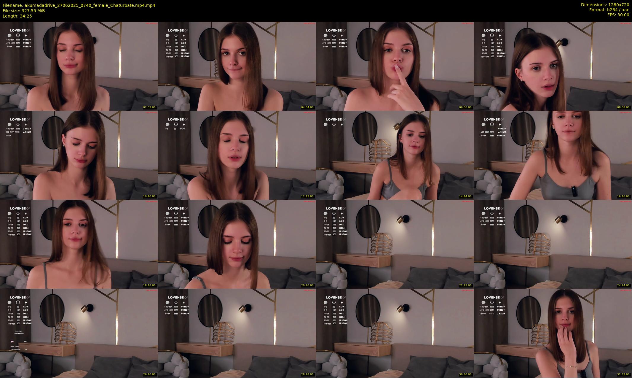 akumadadrive — 35 minute Chaturbate female cam show recording, 720p, Jun 27, 2025