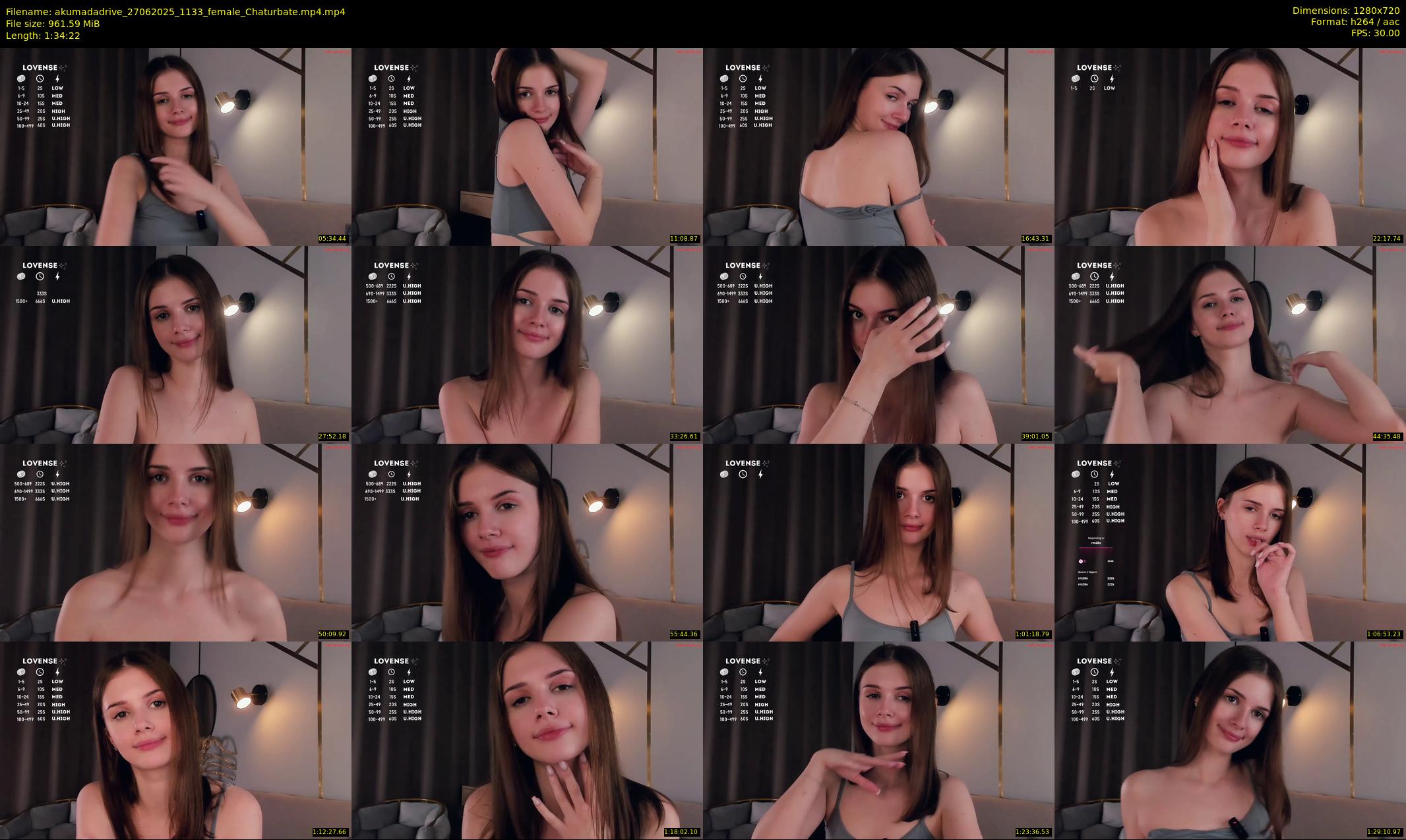 akumadadrive — 95 minute Chaturbate female cam show recording, 720p, Jun 27, 2025