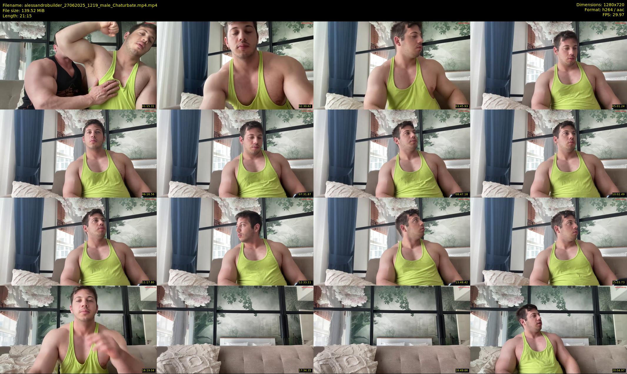 alessandrobuilder — 22 minute Chaturbate couple cam show recording, 720p, Jun 27, 2025