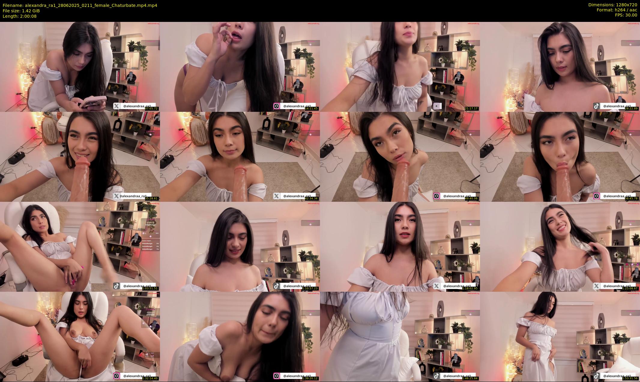 alexandra_ra1 — 121 minute Chaturbate female cam show recording, 720p, Jun 28, 2025