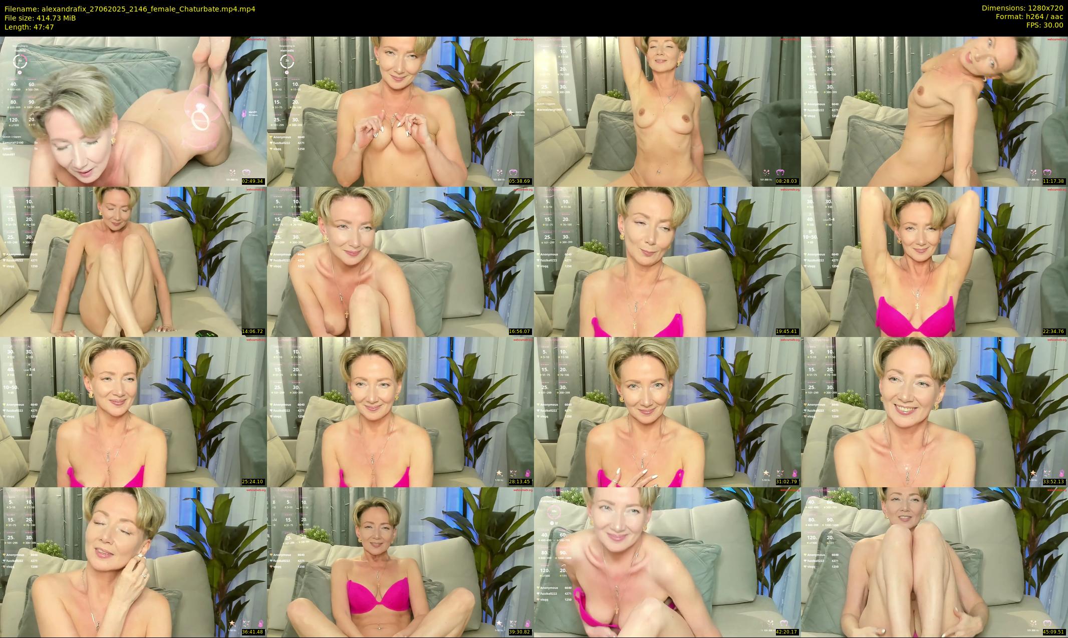 alexandrafix — 48 minute Chaturbate female cam show recording, 720p, Jun 27, 2025