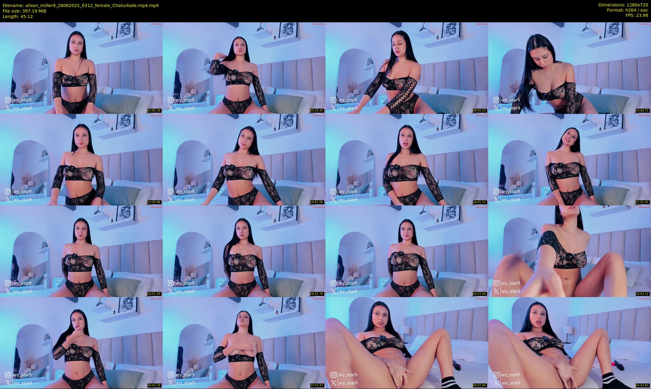 alison_miller9 — 46 minute Chaturbate female cam show recording, 720p, Jun 28, 2025