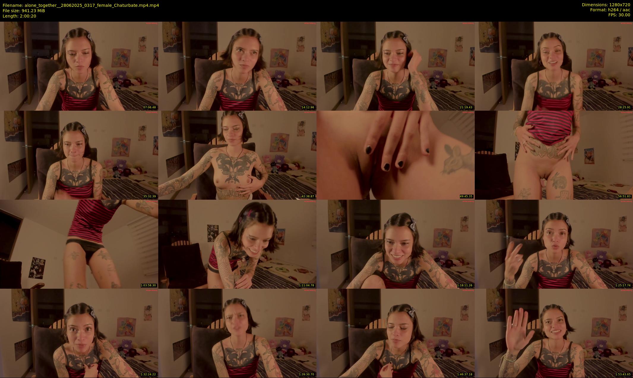 alone_together_ — 121 minute Chaturbate female cam show recording, 720p, Jun 28, 2025