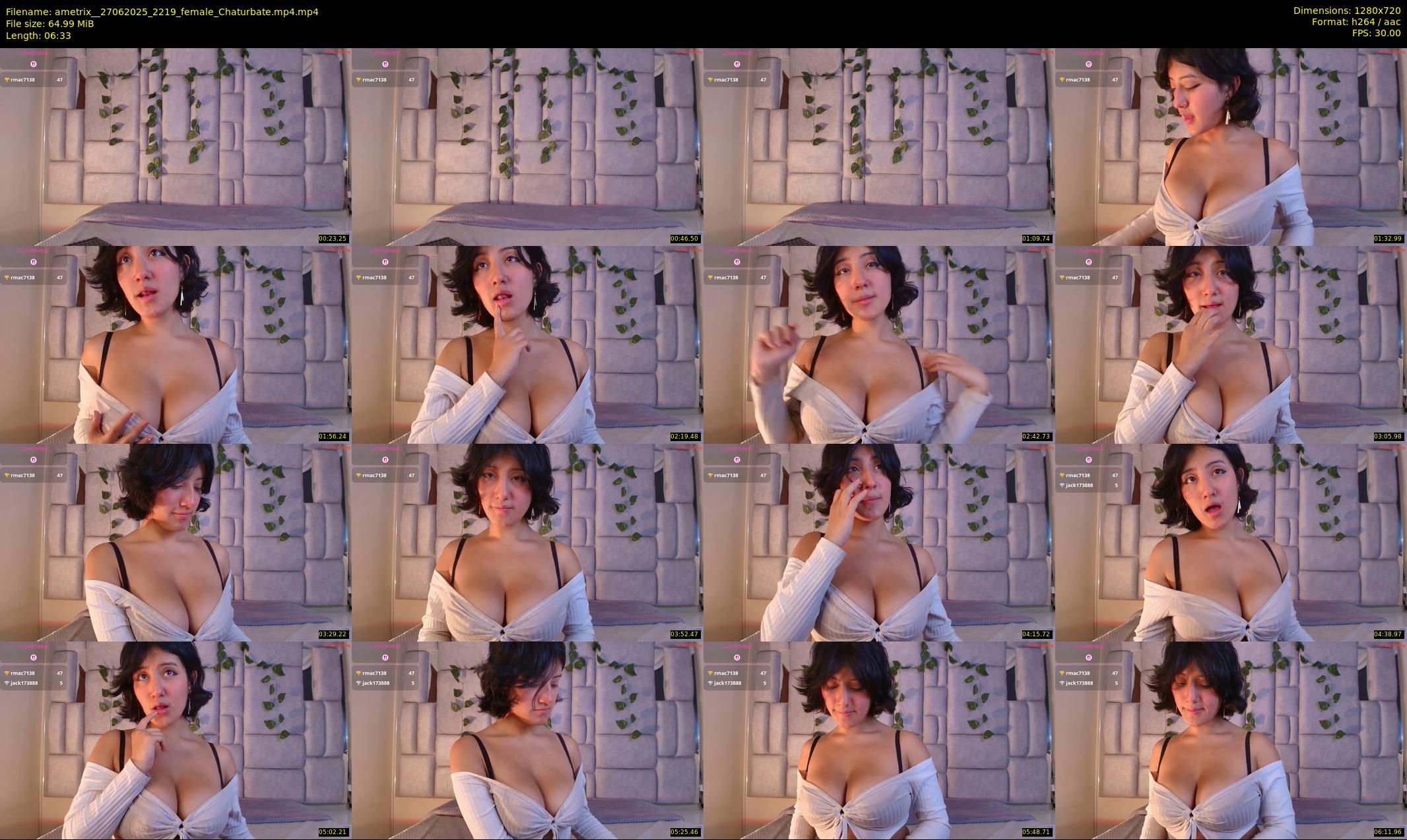 ametrix_ — 7 minute Chaturbate female cam show recording, 720p, Jun 27, 2025