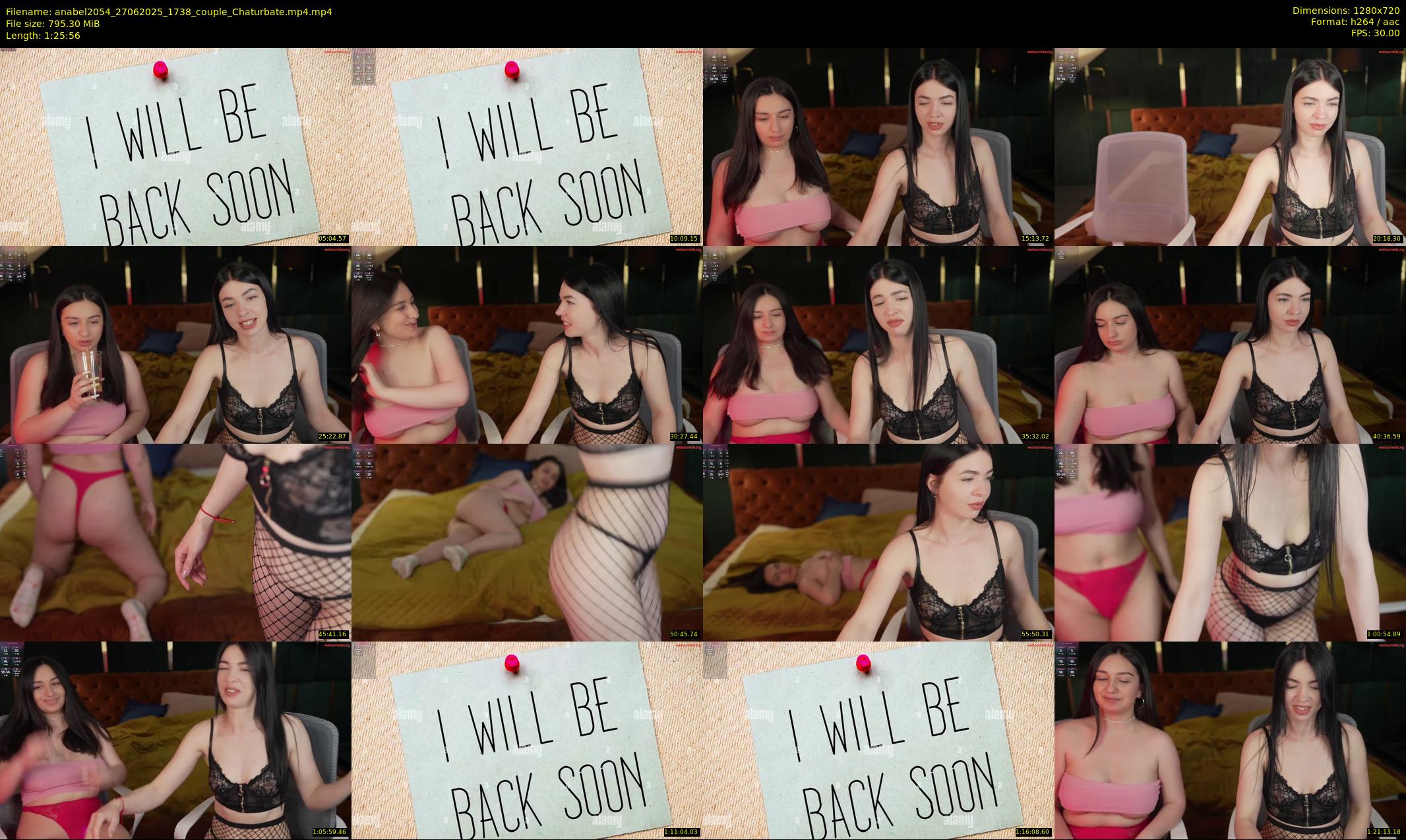 anabel2054 — 86 minute Chaturbate female cam show recording, 720p, Jun 27, 2025