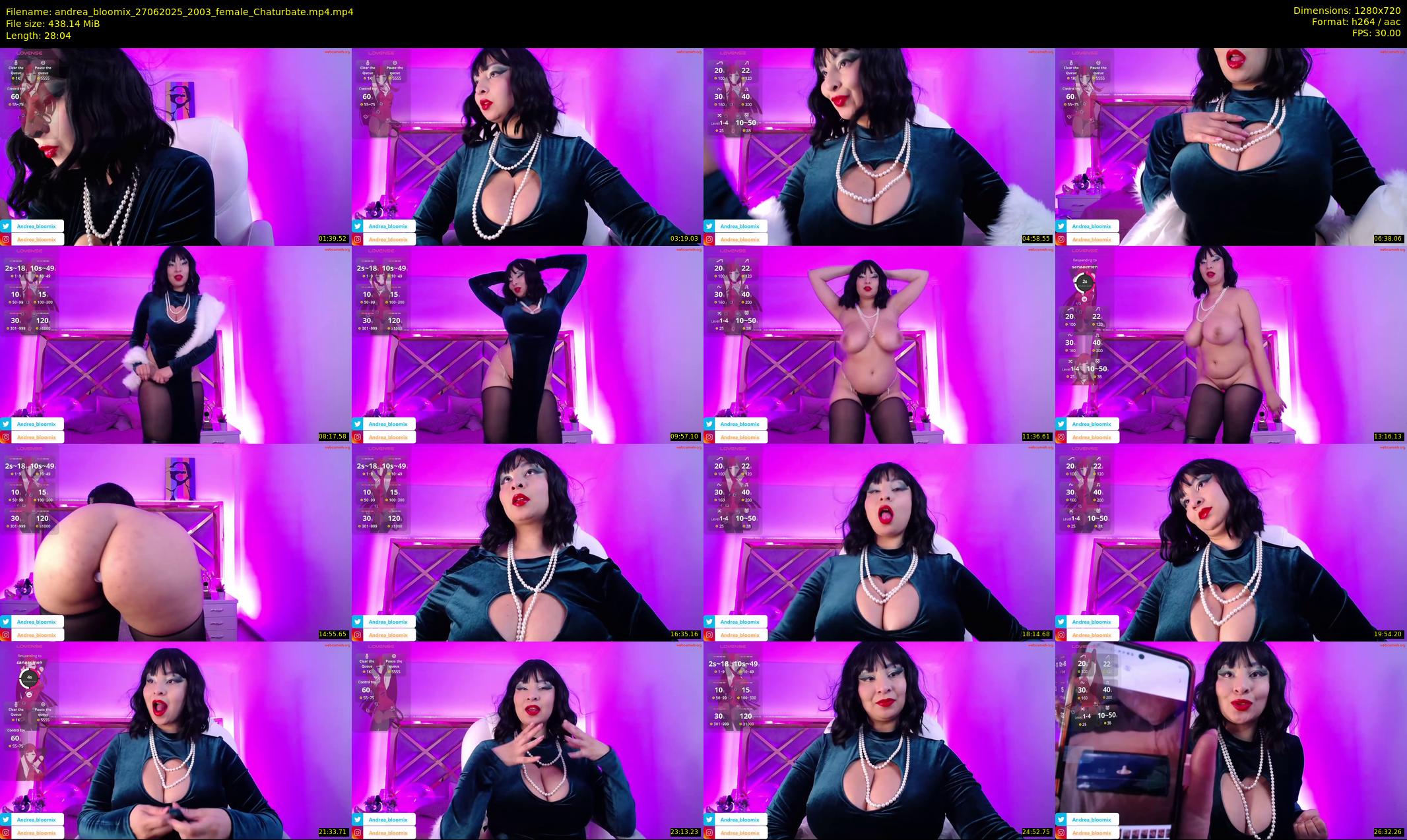 andrea_bloomix — 29 minute Chaturbate female cam show recording, 720p, Jun 27, 2025