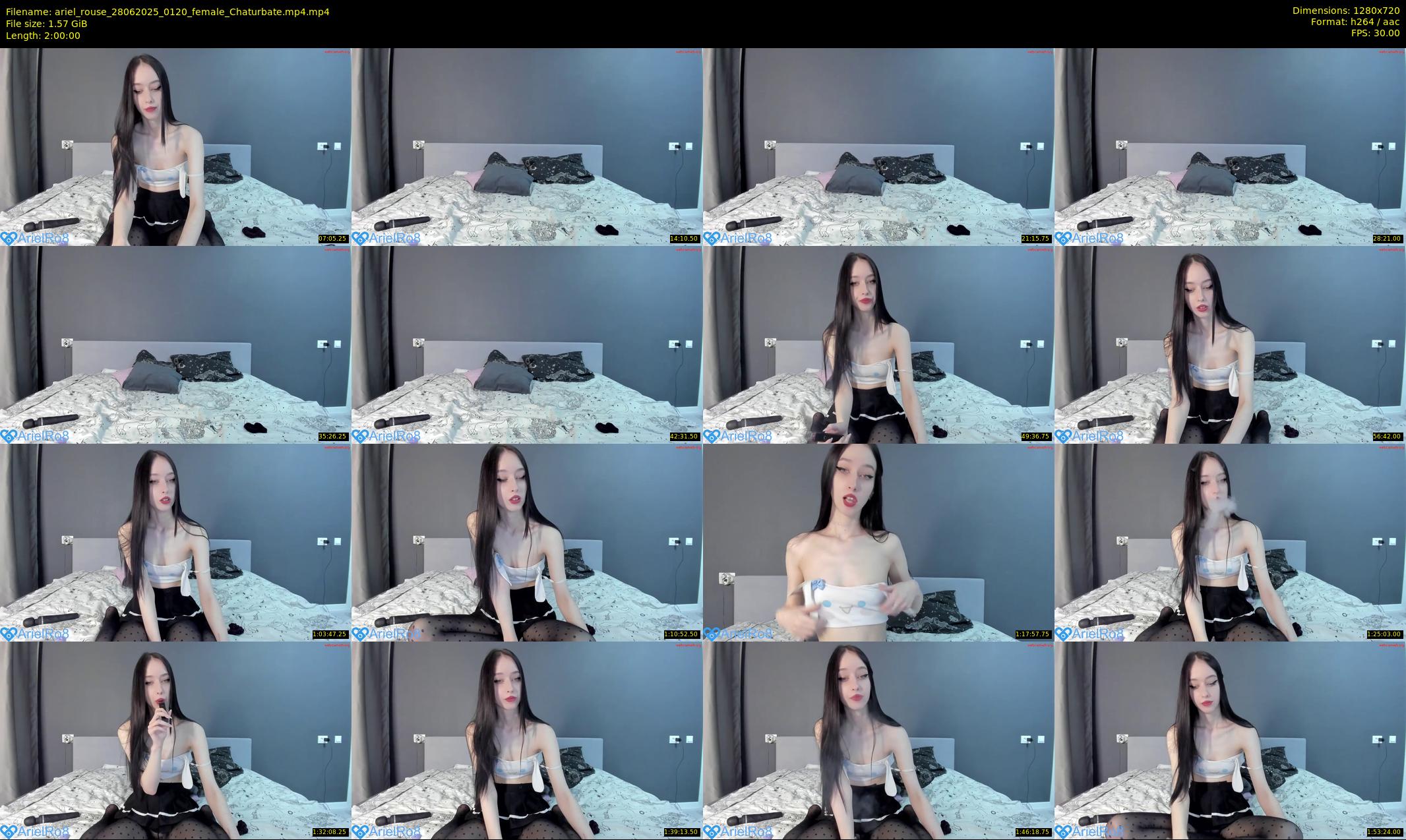 ariel_rouse — 120 minute Chaturbate female cam show recording, 720p, Jun 28, 2025