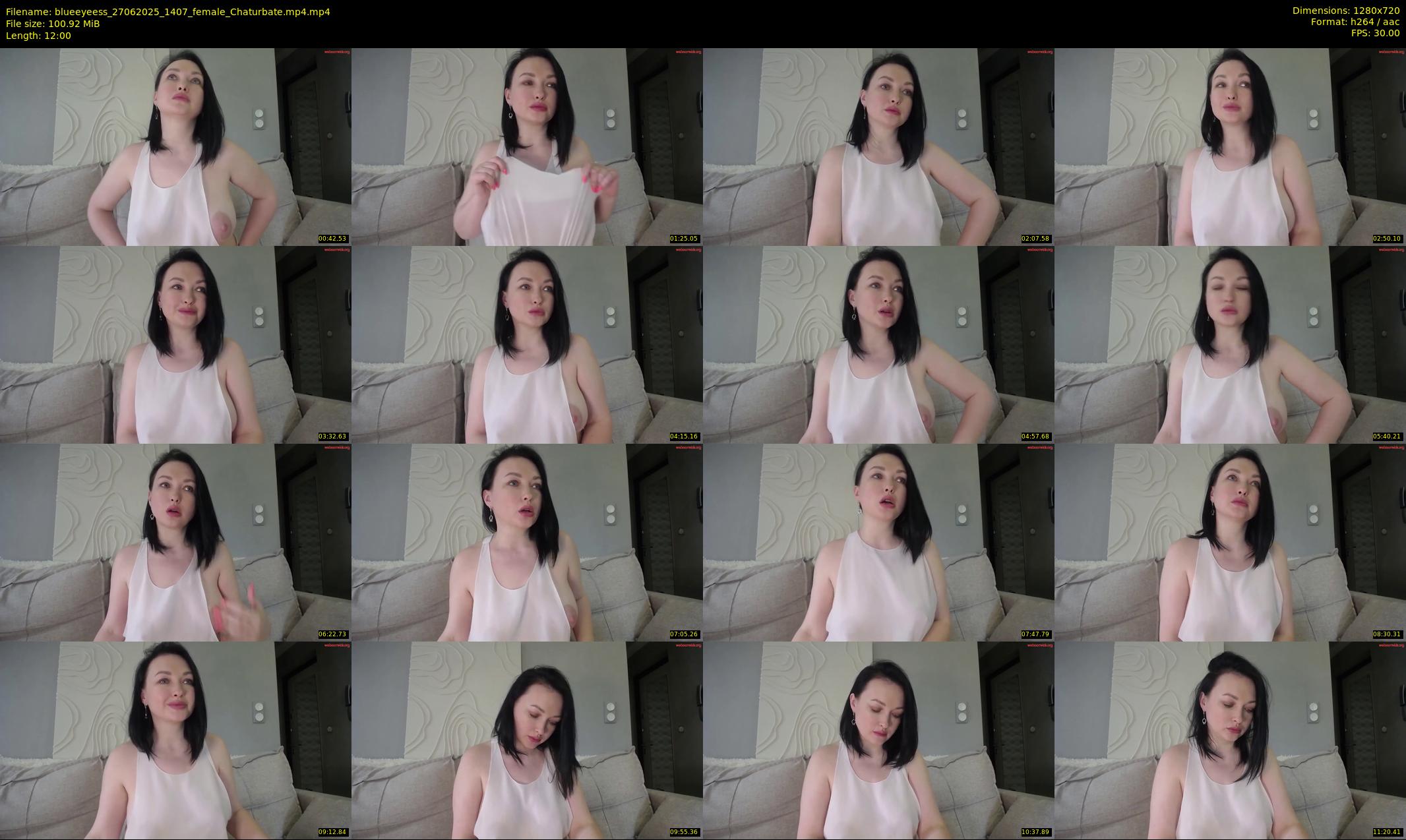 blueeyeess — 12 minute Chaturbate female cam show recording, 720p, Jun 27, 2025