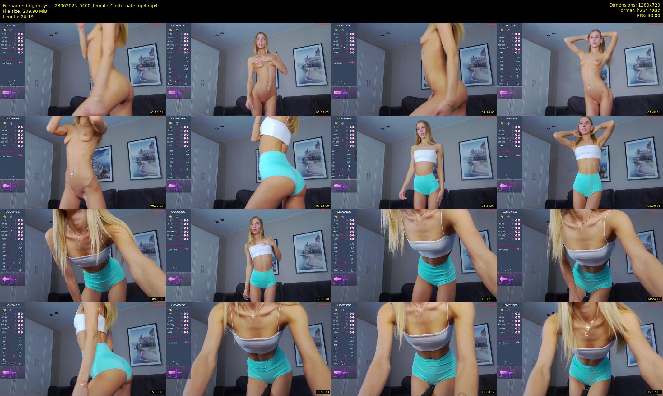 brightrays__ — 21 minute Chaturbate female cam show recording, 720p, Jun 28, 2025