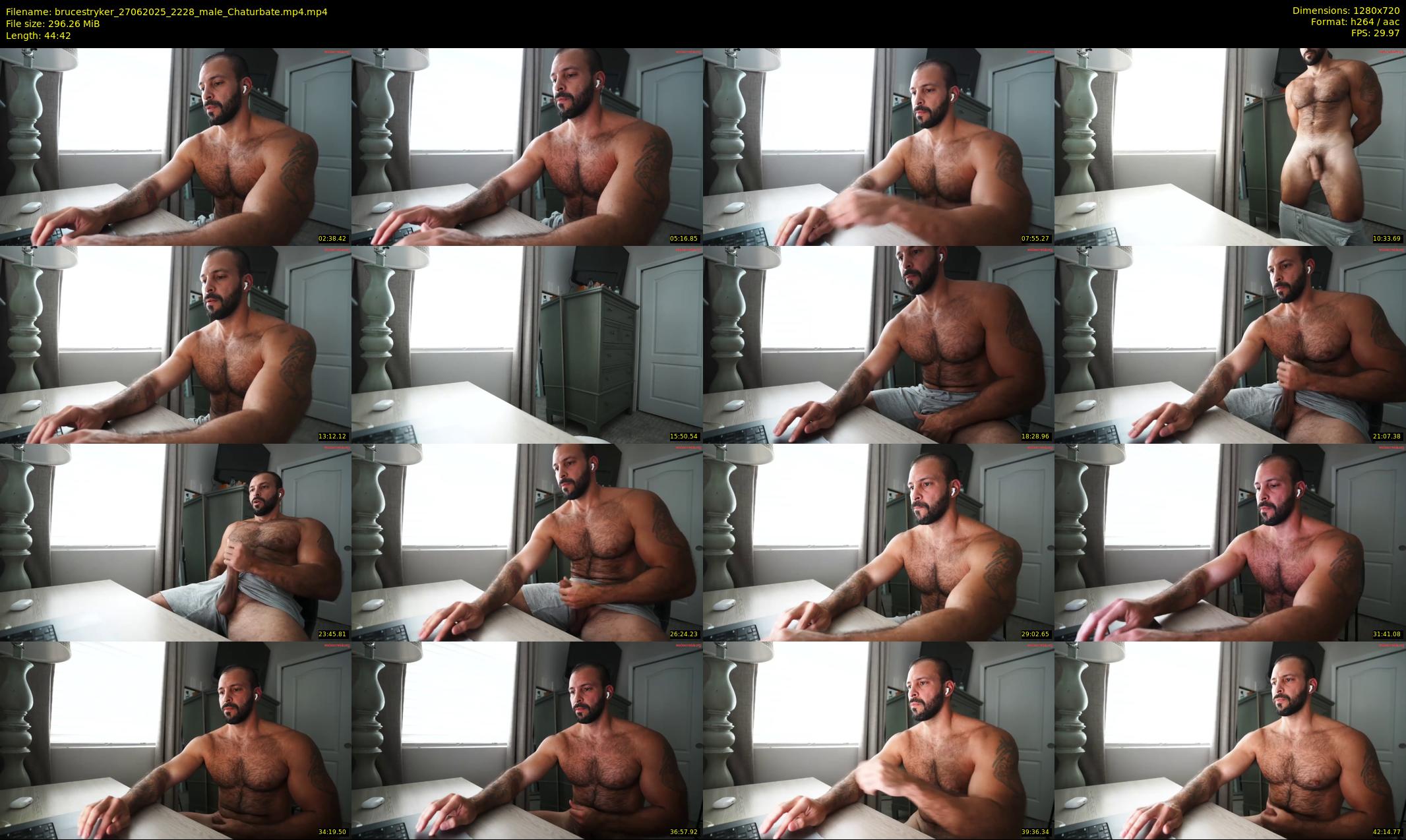 brucestryker — 45 minute Chaturbate male cam show recording, 720p, Jun 27, 2025