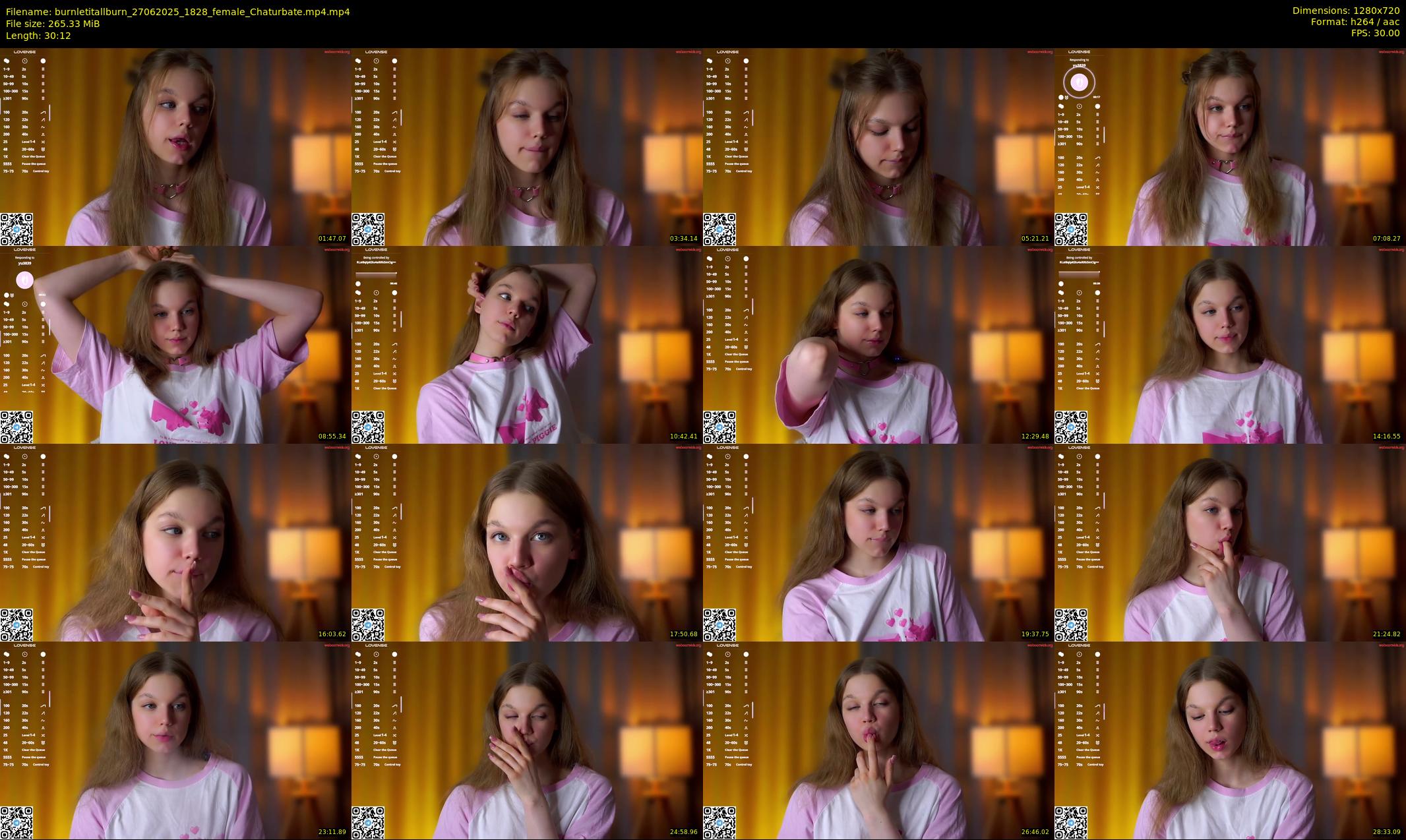 burnletitallburn — 31 minute Chaturbate female cam show recording, 720p, Jun 27, 2025