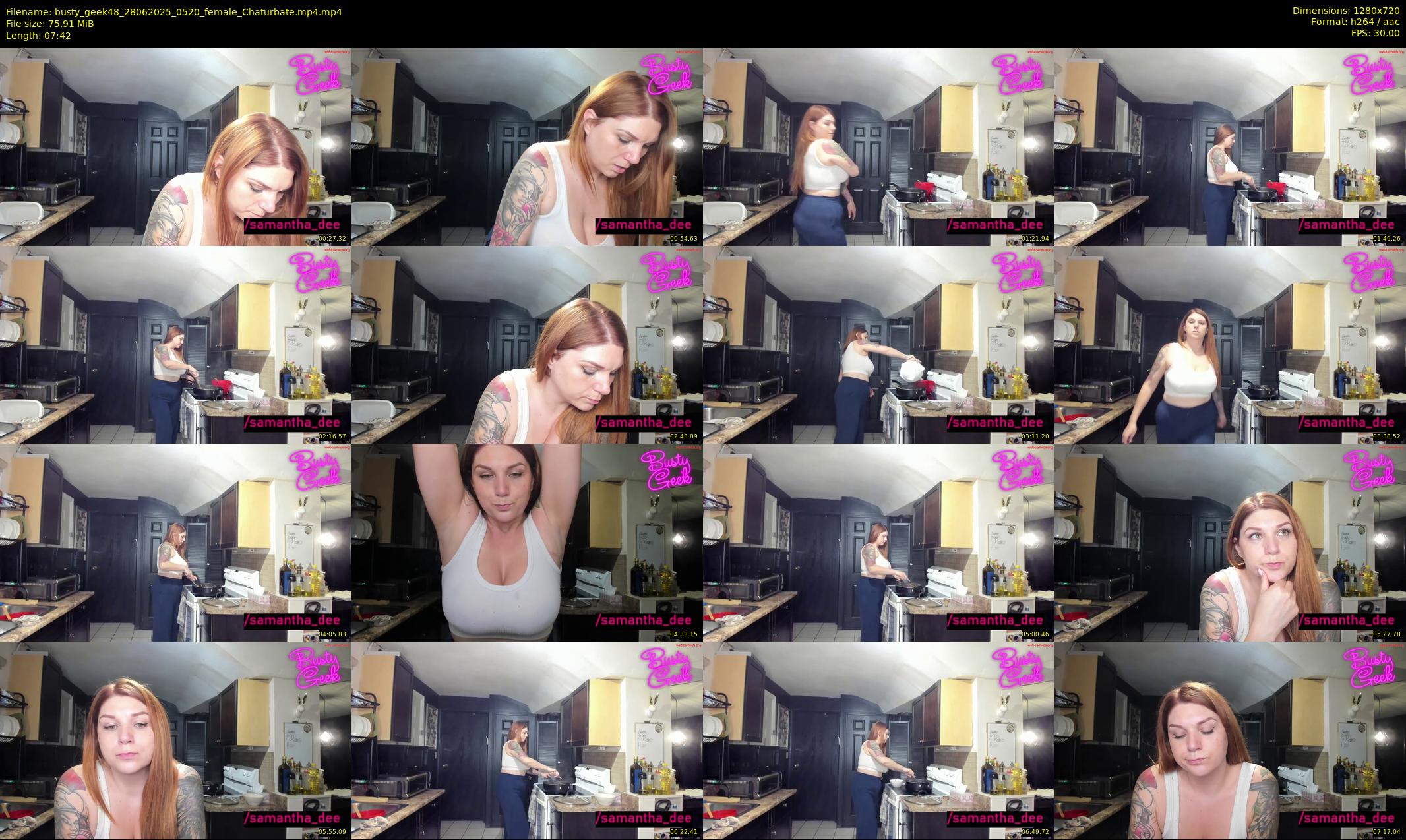 busty_geek48 — 8 minute Chaturbate female cam show recording, 720p, Jun 28, 2025