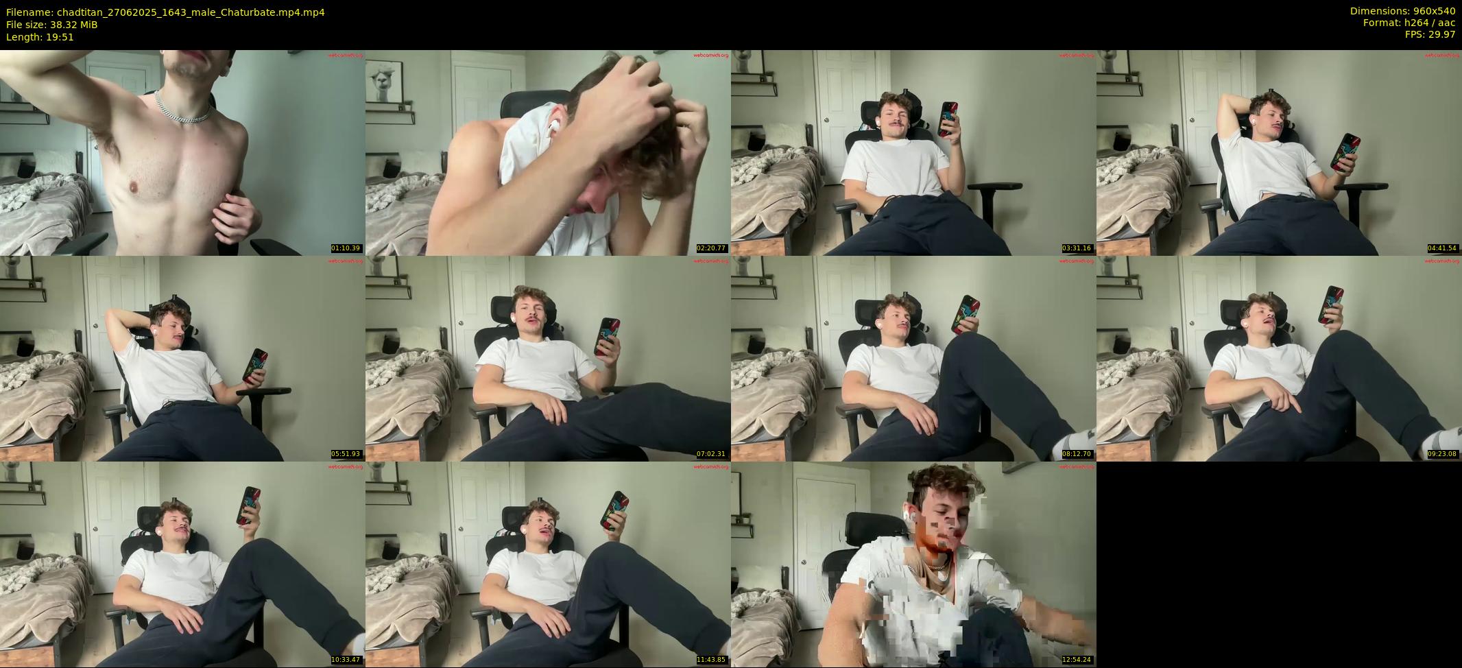 chadtitan — 20 minute Chaturbate male cam show recording, 480p, Jun 27, 2025