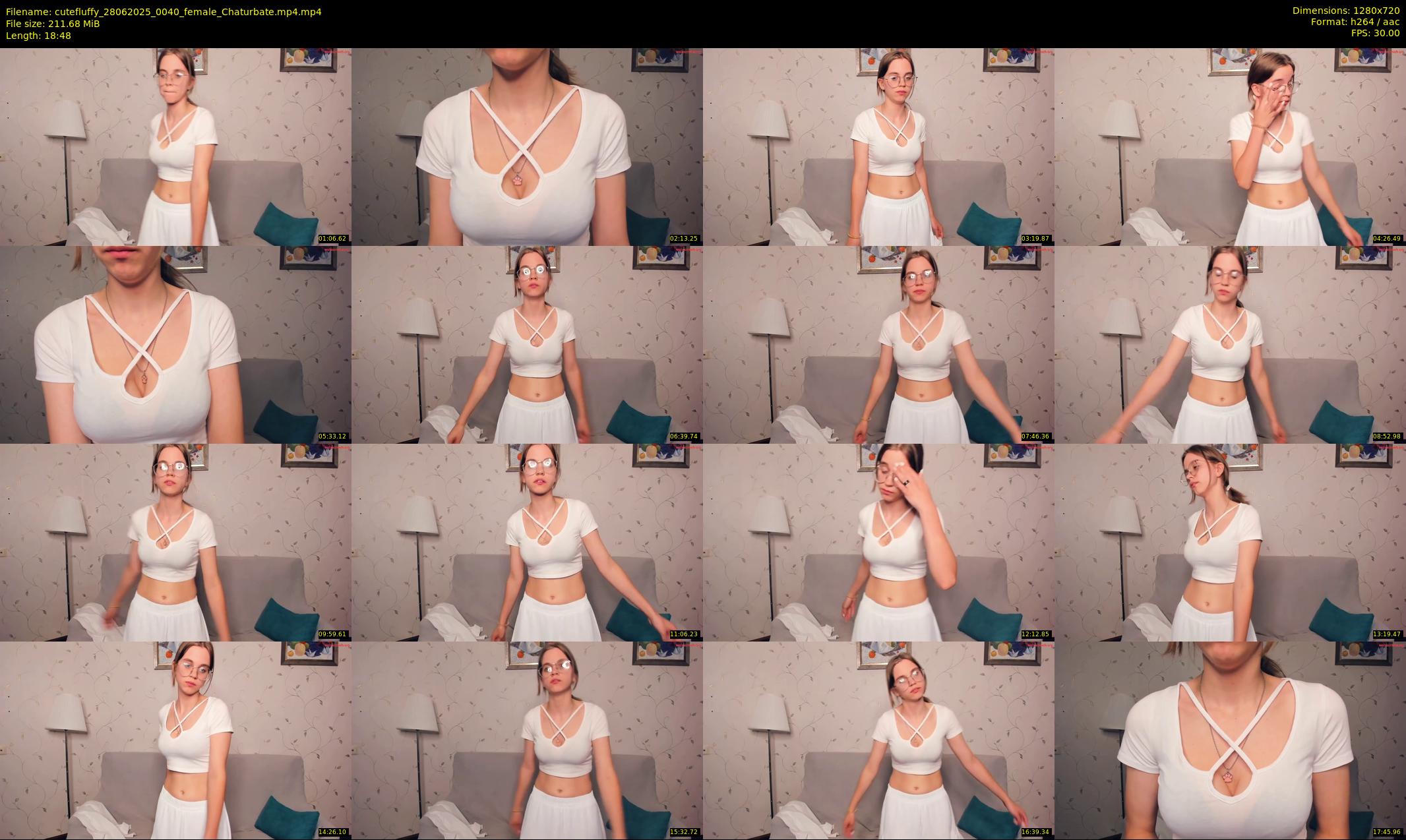 cutefluffy — 19 minute Chaturbate female cam show recording, 720p, Jun 28, 2025