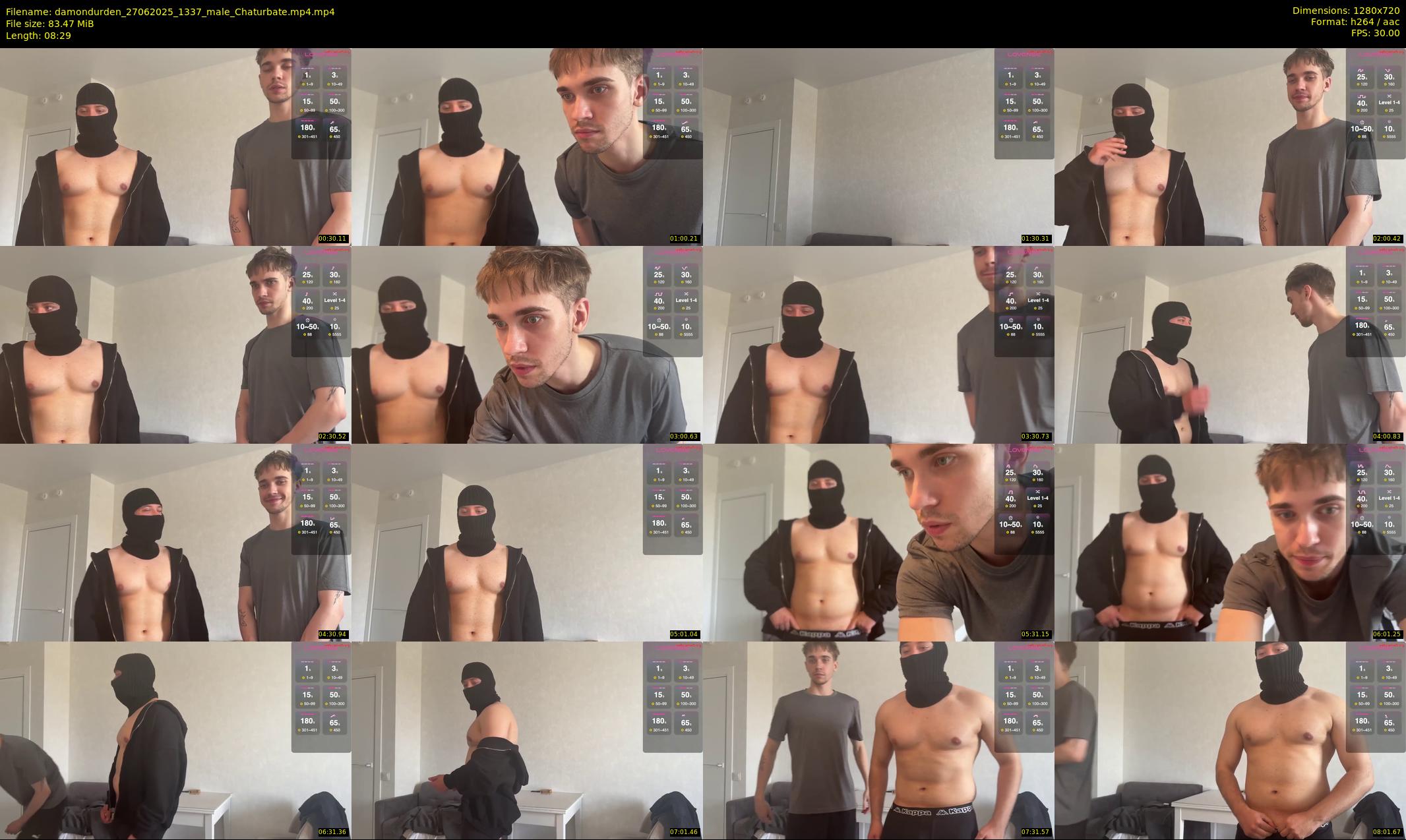 damondurden — 9 minute Chaturbate male cam show recording, 720p, Jun 27, 2025