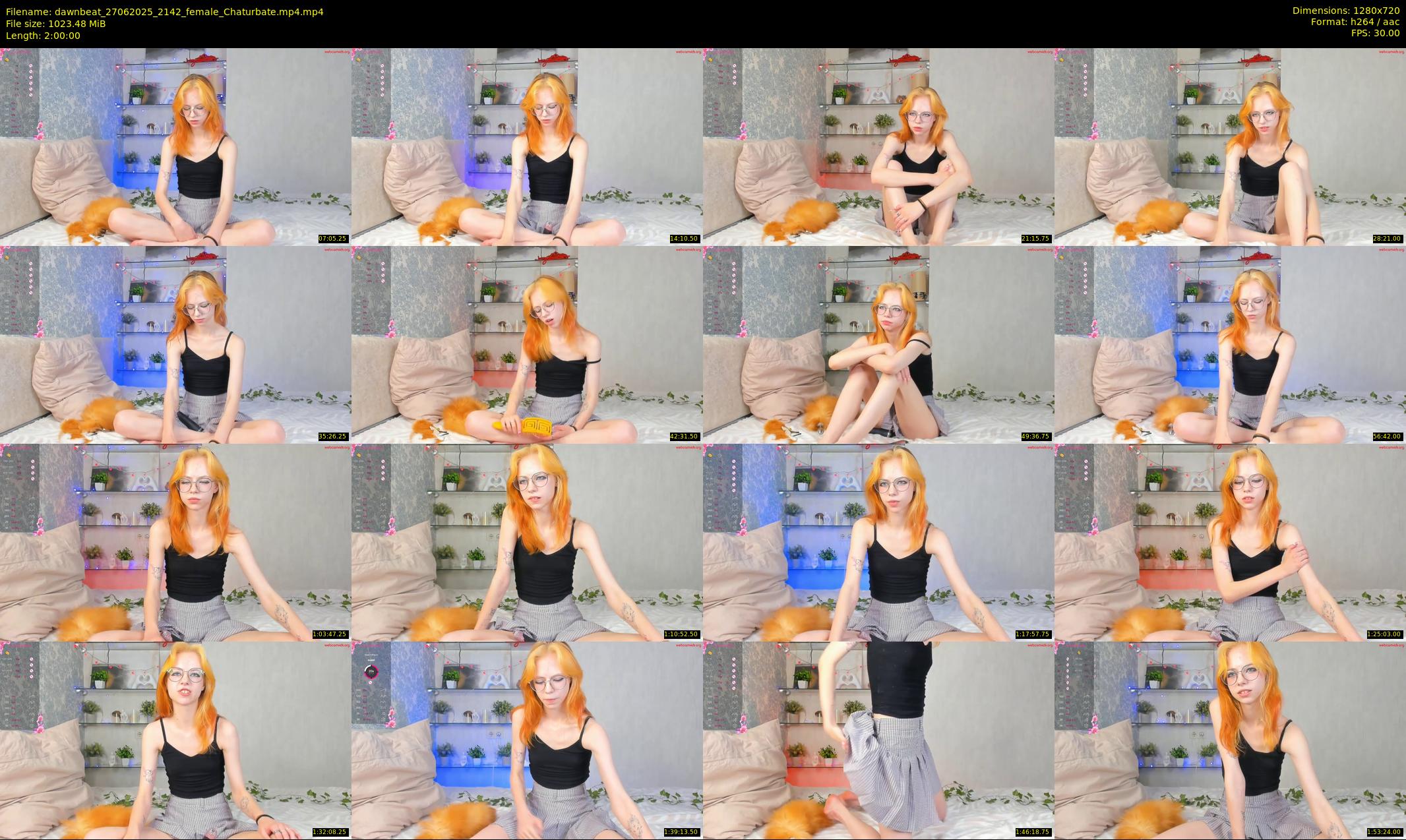 dawnbeat — 120 minute Chaturbate female cam show recording, 720p, Jun 27, 2025