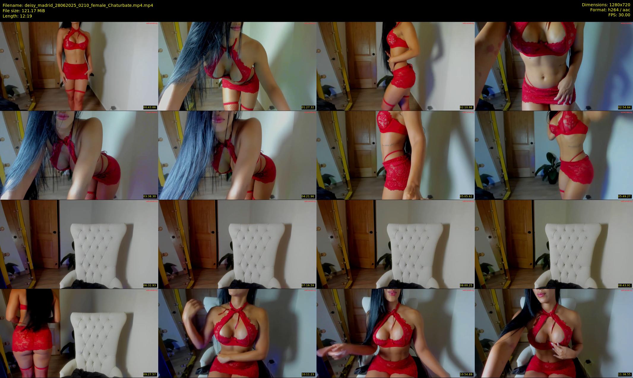 deisy_madrid — 13 minute Chaturbate female cam show recording, 720p, Jun 28, 2025