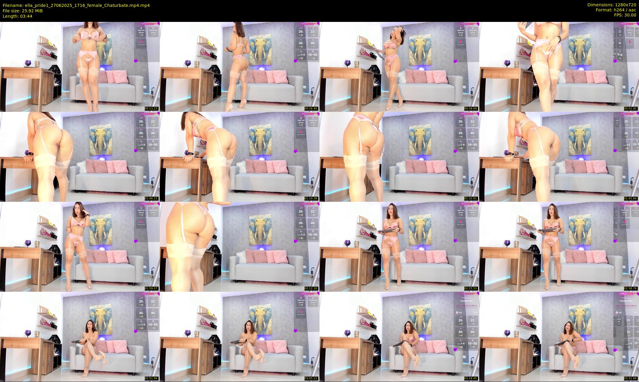 ella_pride1 — 4 minute Chaturbate female cam show recording, 720p, Jun 27, 2025
