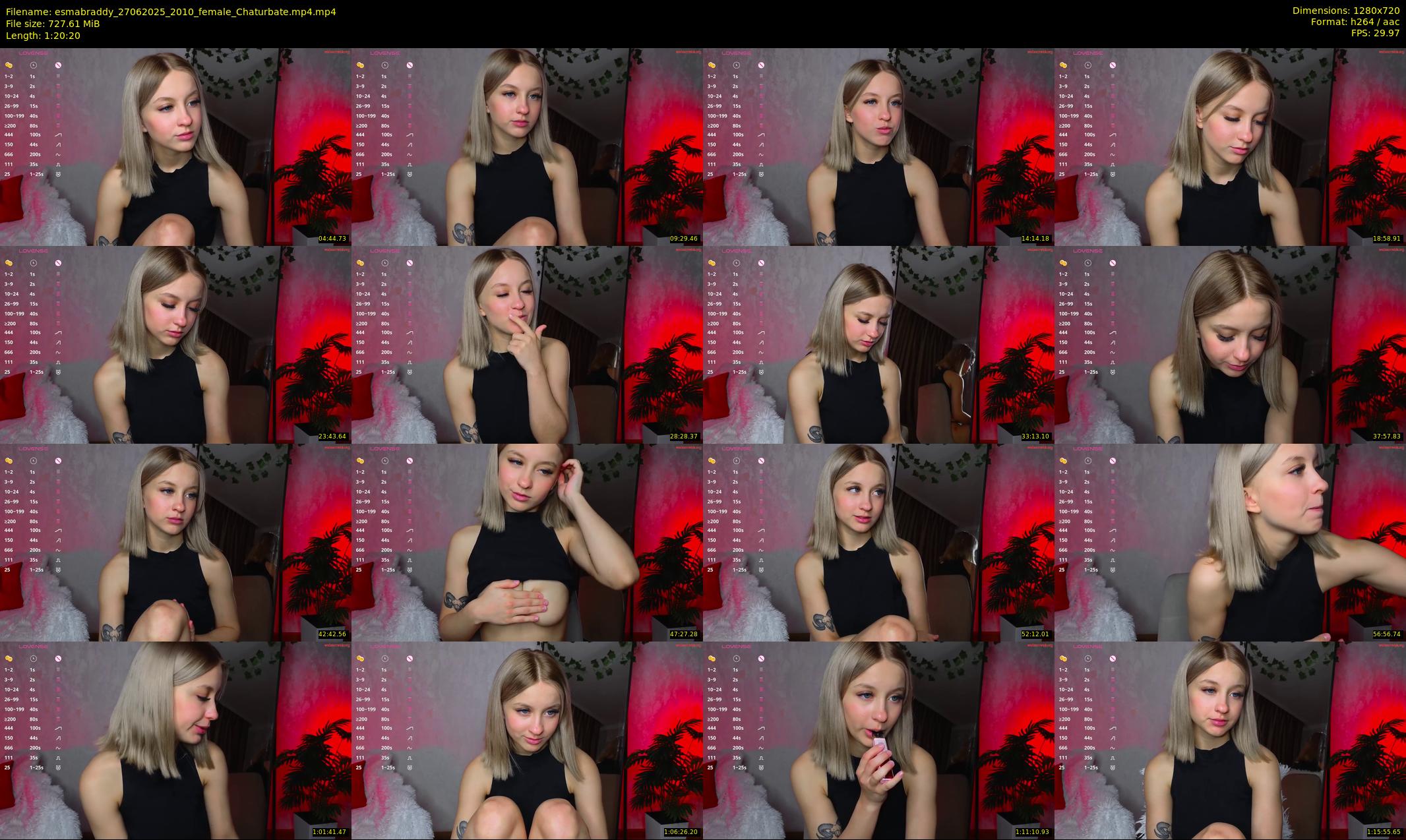 esmabraddy — 81 minute Chaturbate female cam show recording, 720p, Jun 27, 2025