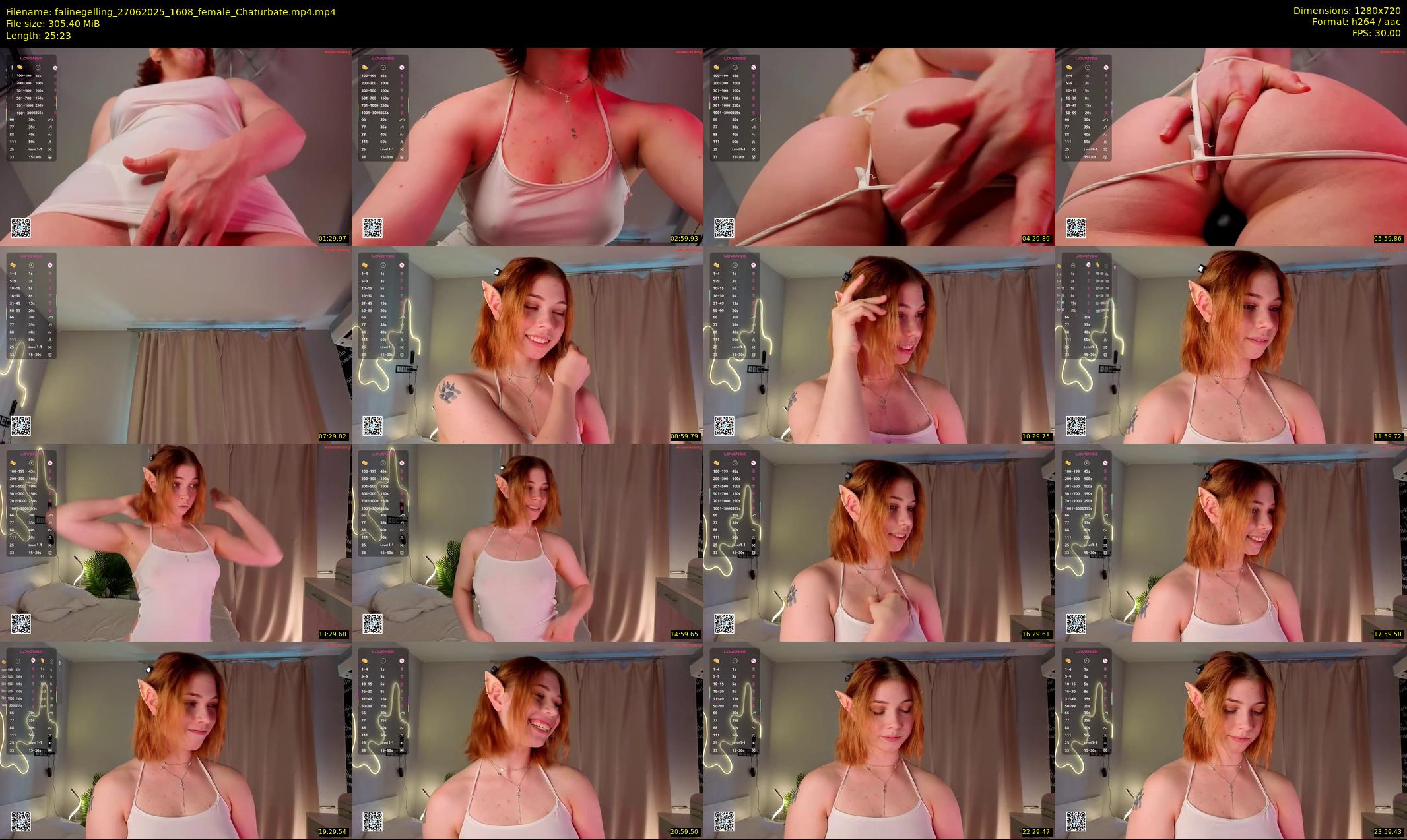 falinegelling — 26 minute Chaturbate female cam show recording, 720p, Jun 27, 2025