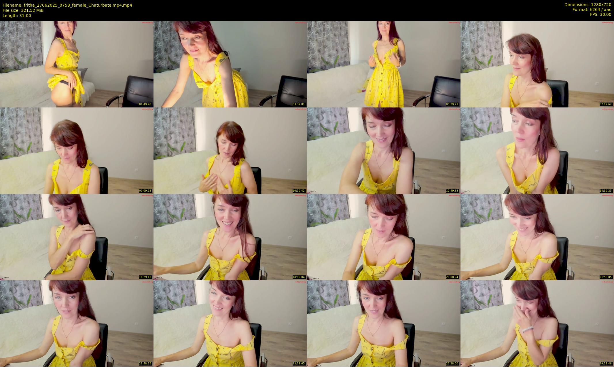 fritha — 31 minute Chaturbate female cam show recording, 720p, Jun 27, 2025