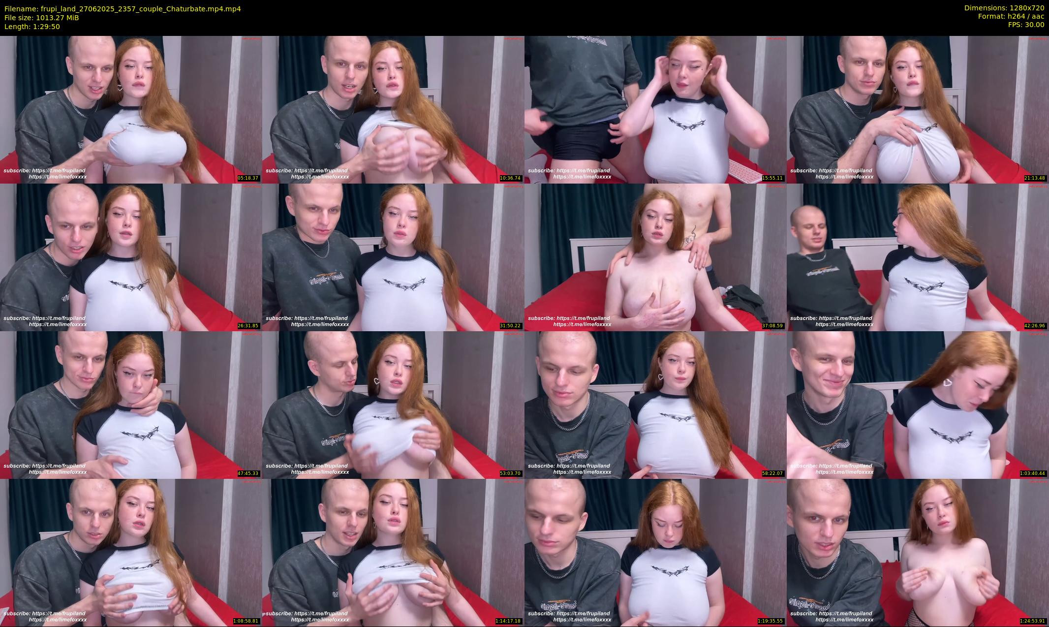 frupi_land — 90 minute Chaturbate couple cam show recording, 720p, Jun 27, 2025