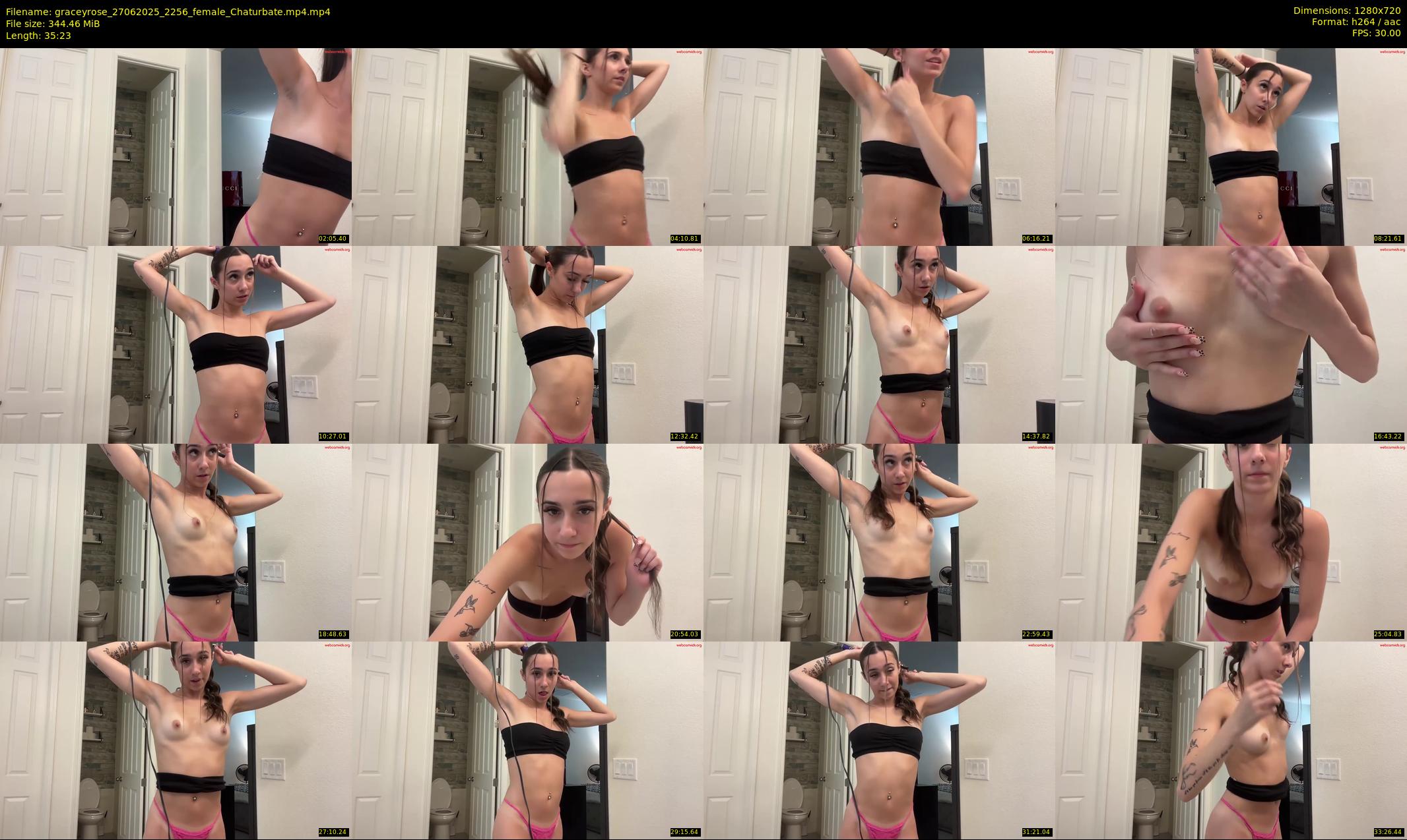 graceyrose — 36 minute Chaturbate female cam show recording, 720p, Jun 27, 2025