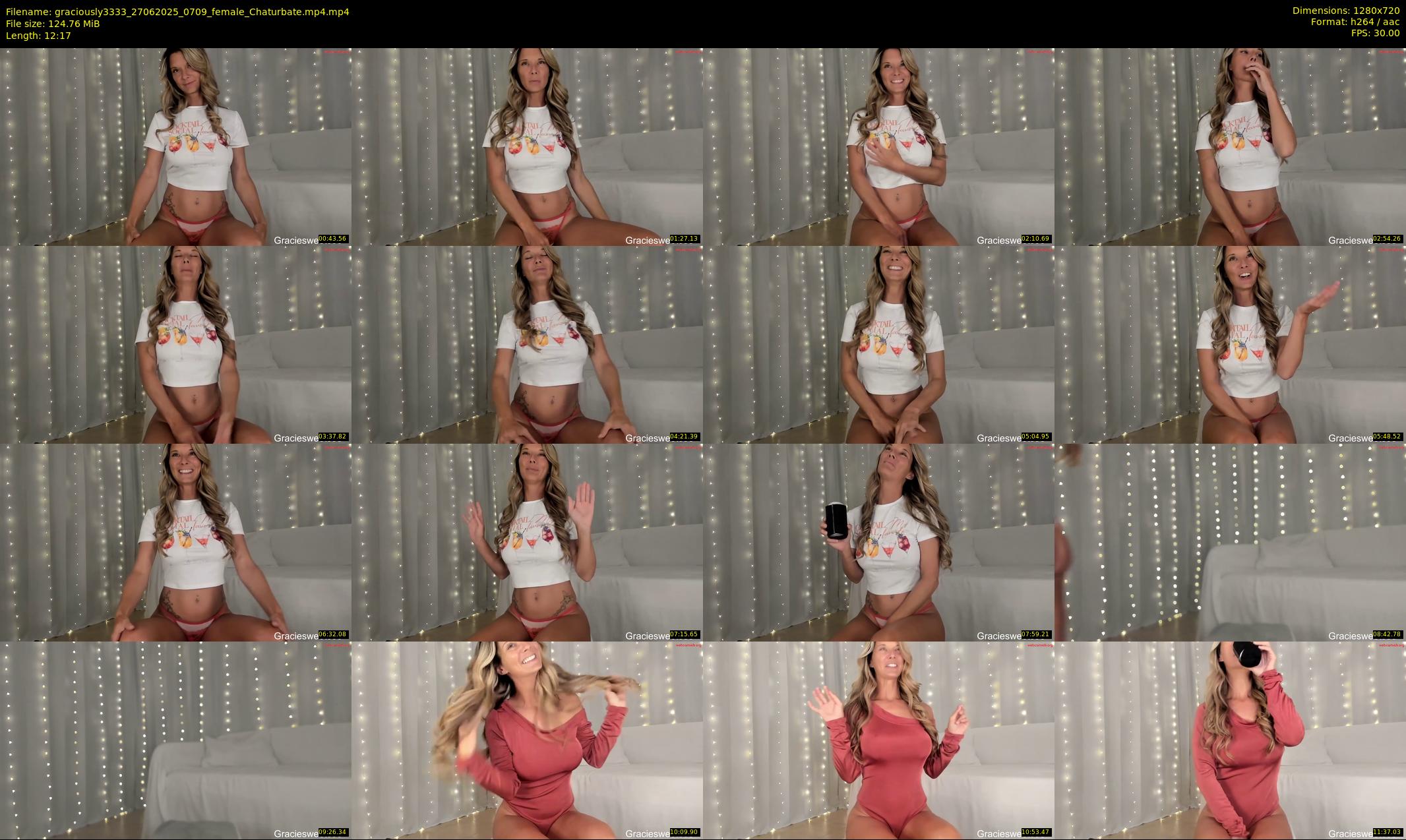 graciously3333 — 13 minute Chaturbate female cam show recording, 720p, Jun 27, 2025
