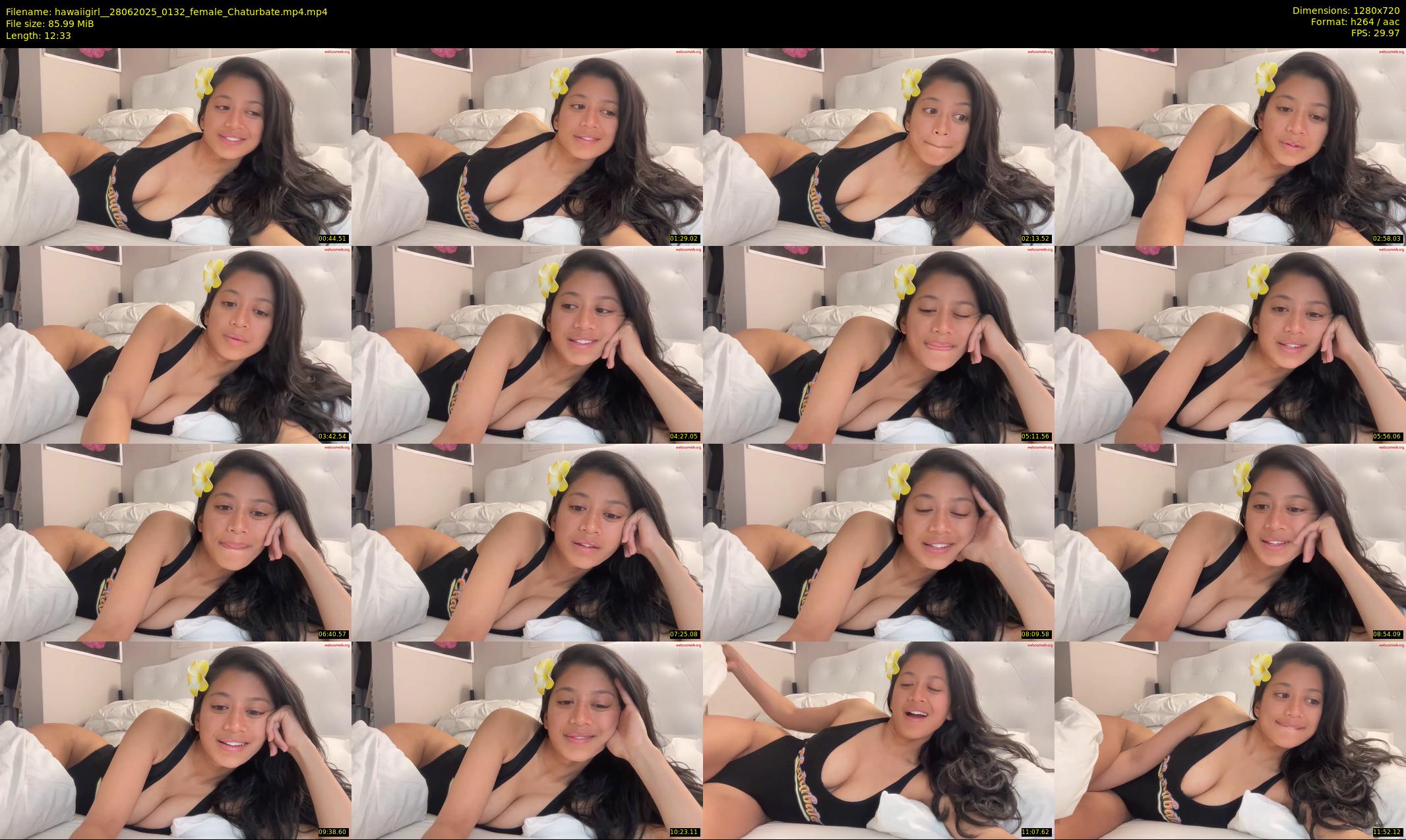 hawaiigirl_ — 13 minute Chaturbate female cam show recording, 720p, Jun 28, 2025