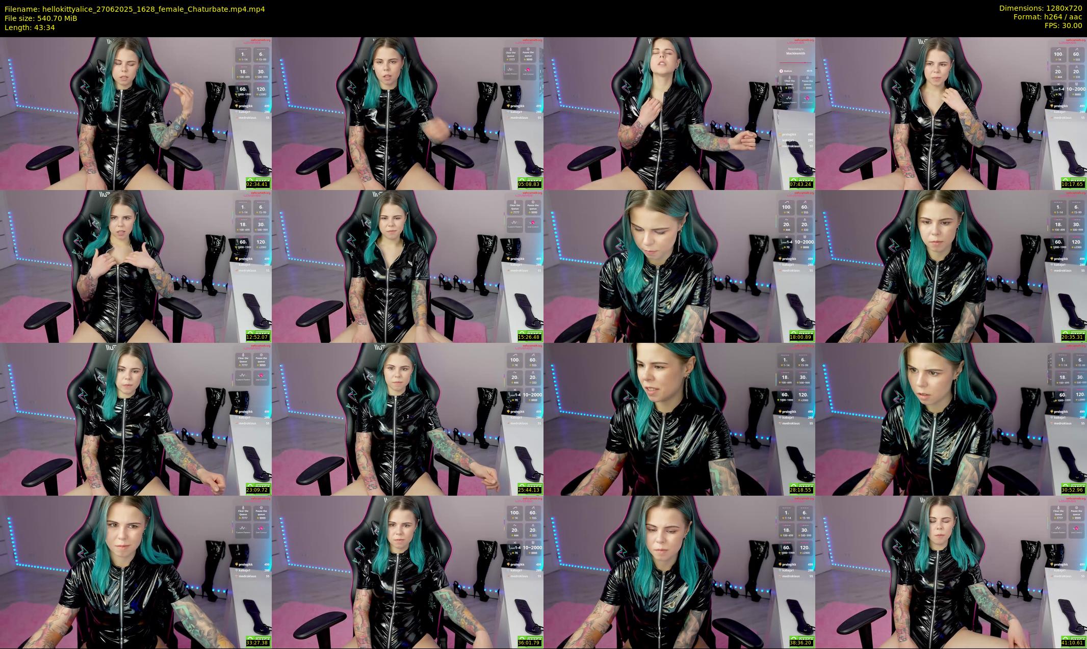 hellokittyalice — 44 minute Chaturbate female cam show recording, 720p, Jun 27, 2025