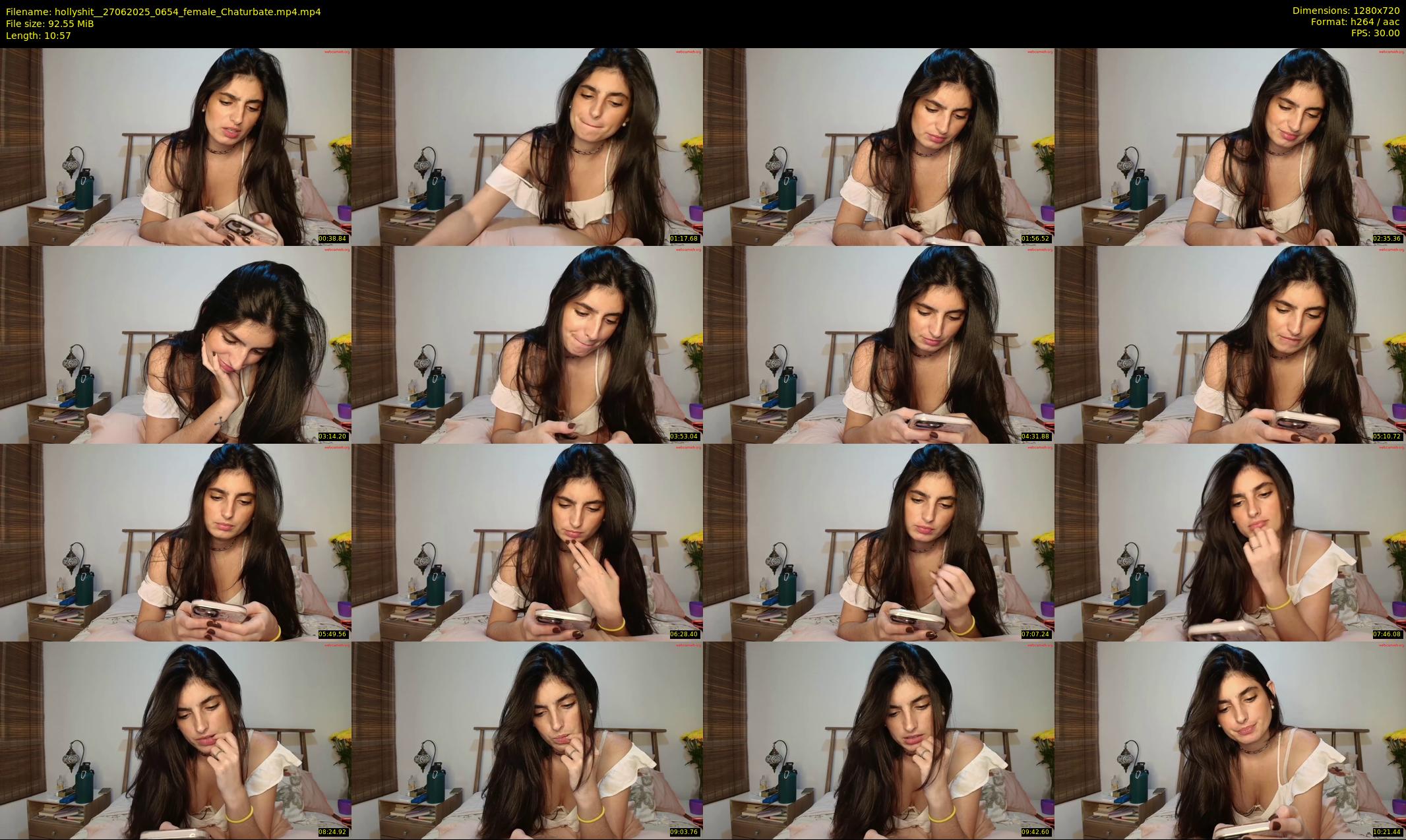 hollyshit_ — 11 minute Chaturbate female cam show recording, 720p, Jun 27, 2025