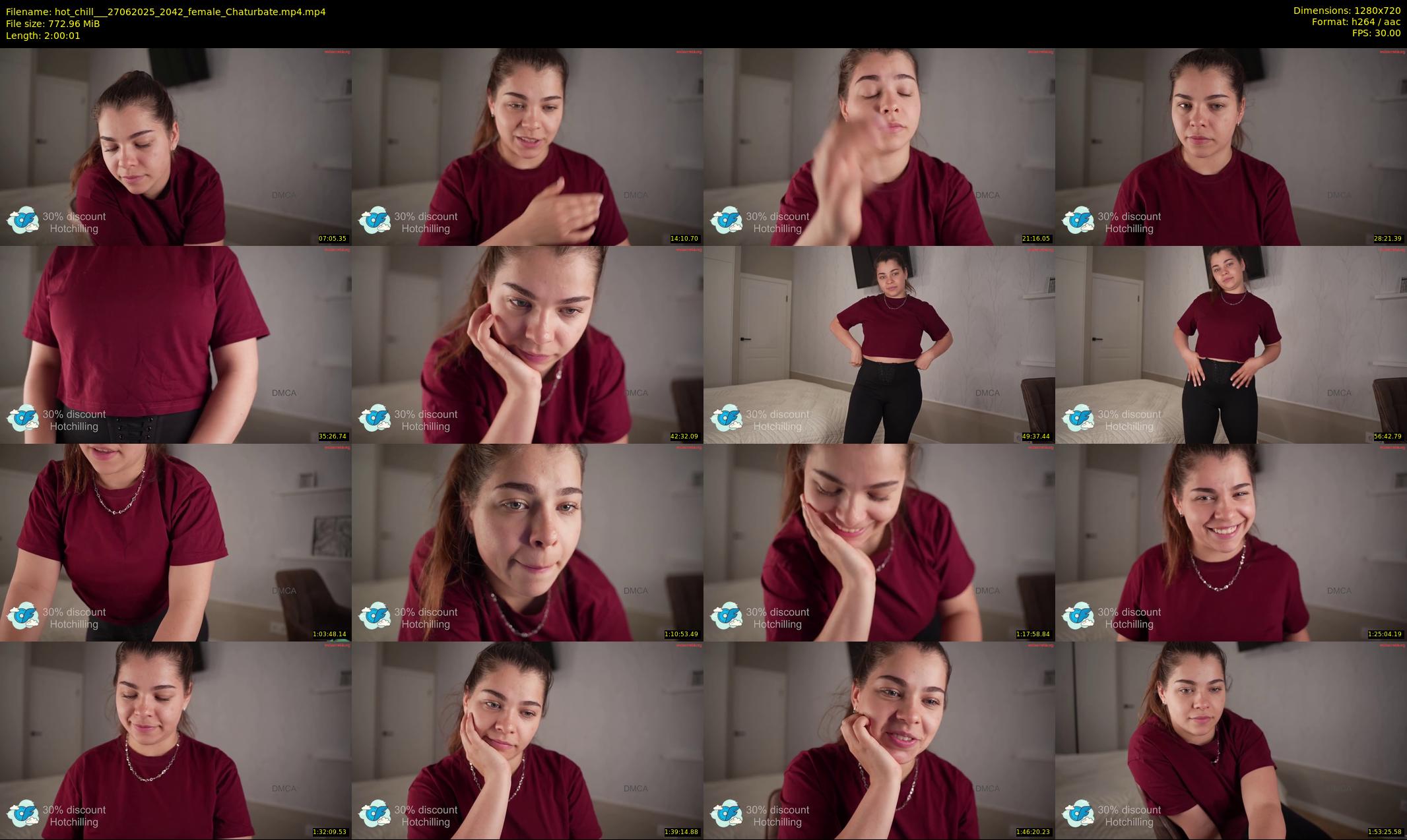 hot_chill__ — 121 minute Chaturbate female cam show recording, 720p, Jun 27, 2025