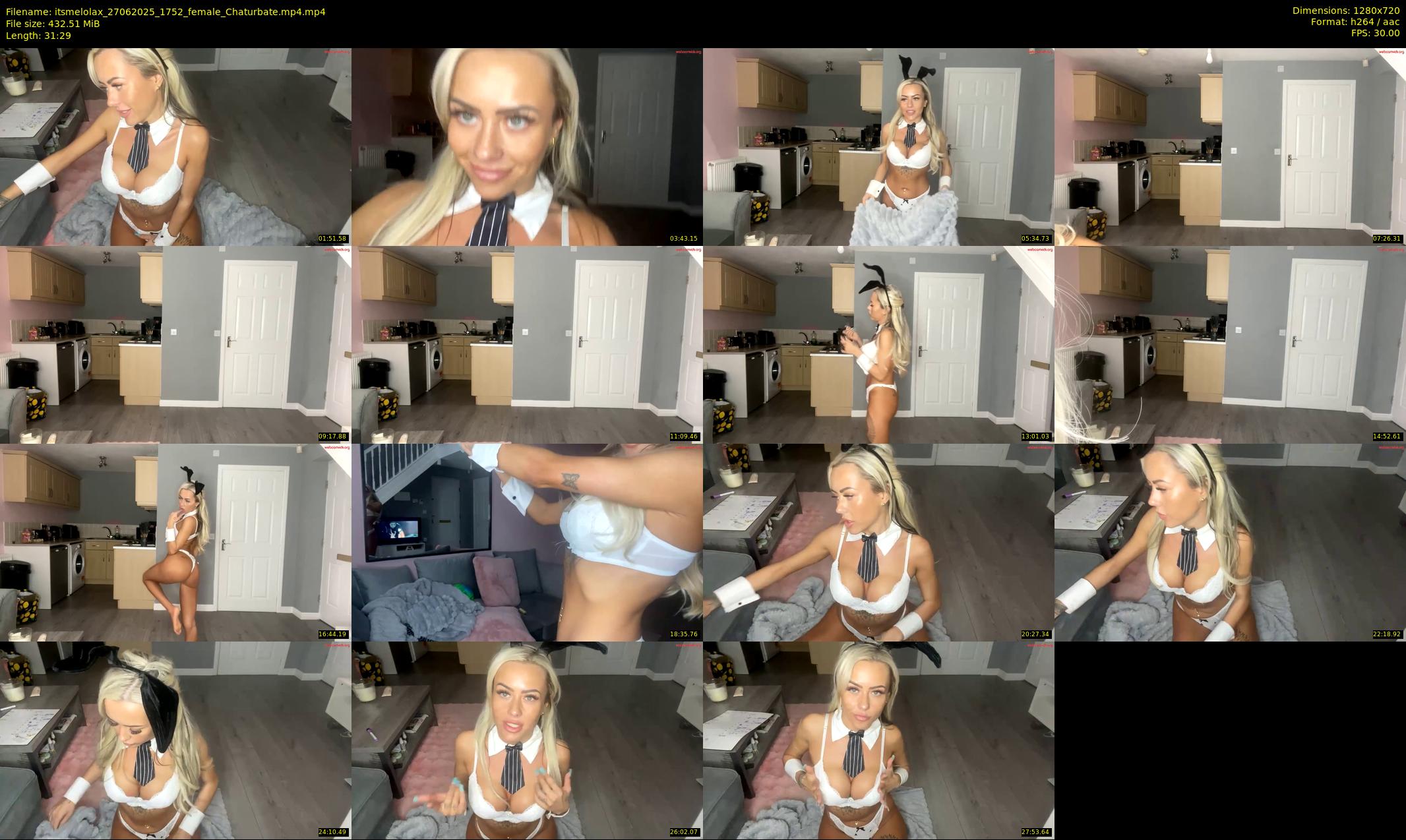 itsmelolax — 32 minute Chaturbate female cam show recording, 720p, Jun 27, 2025