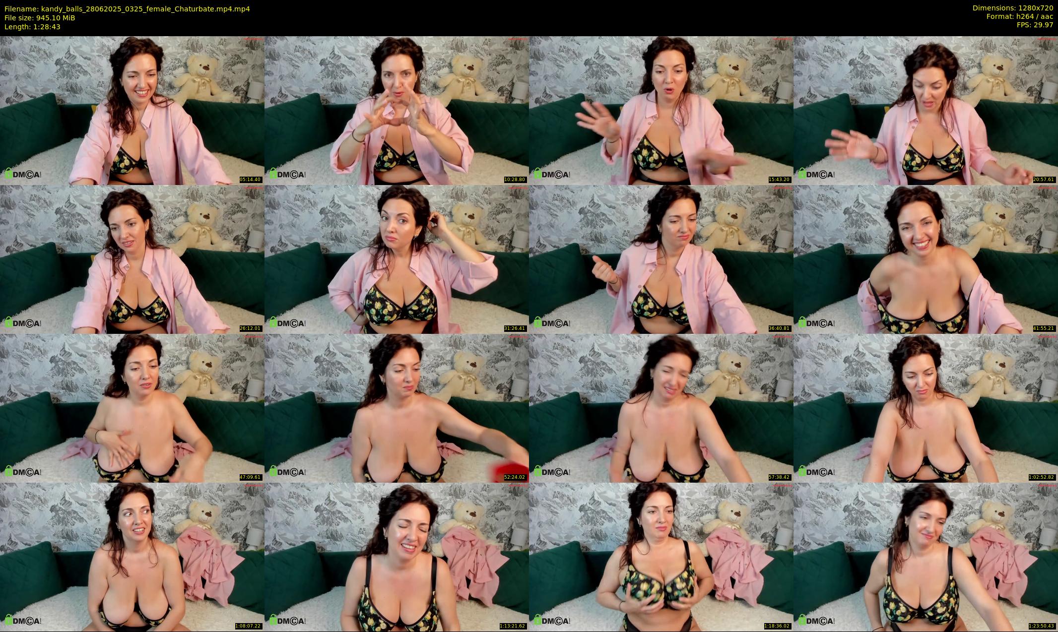 kandy_balls — 89 minute Chaturbate female cam show recording, 720p, Jun 28, 2025